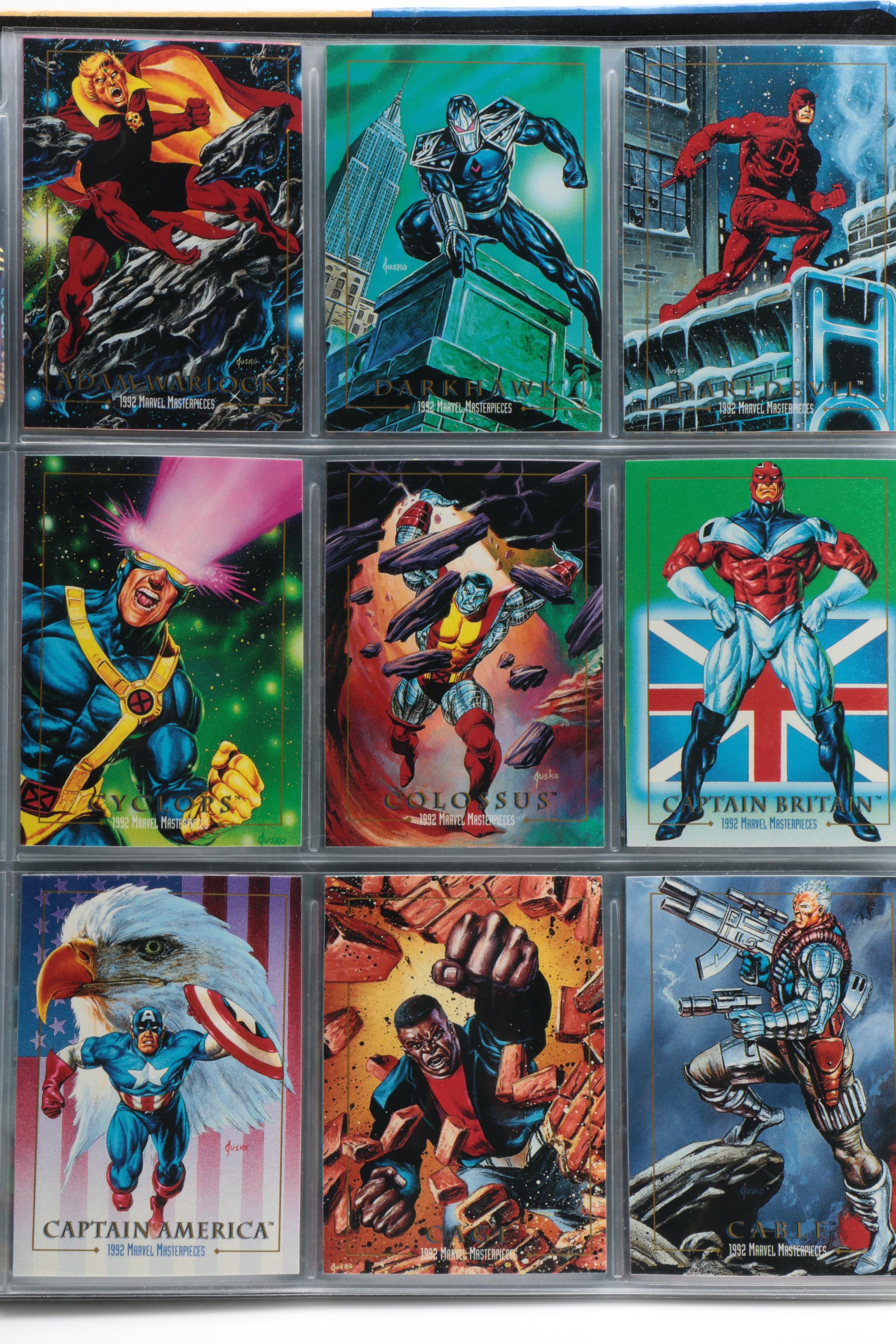 DC Comic and Marvel Trading Cards, 1990s