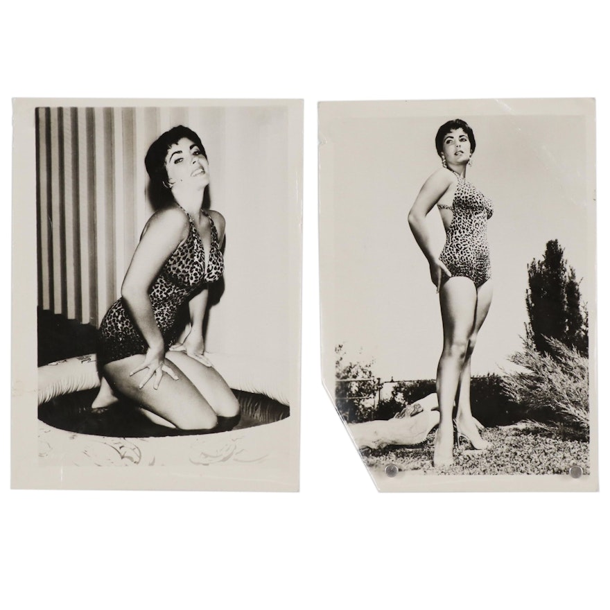 Silver Gelatin Photographs of Elizabeth Taylor, circa 1955