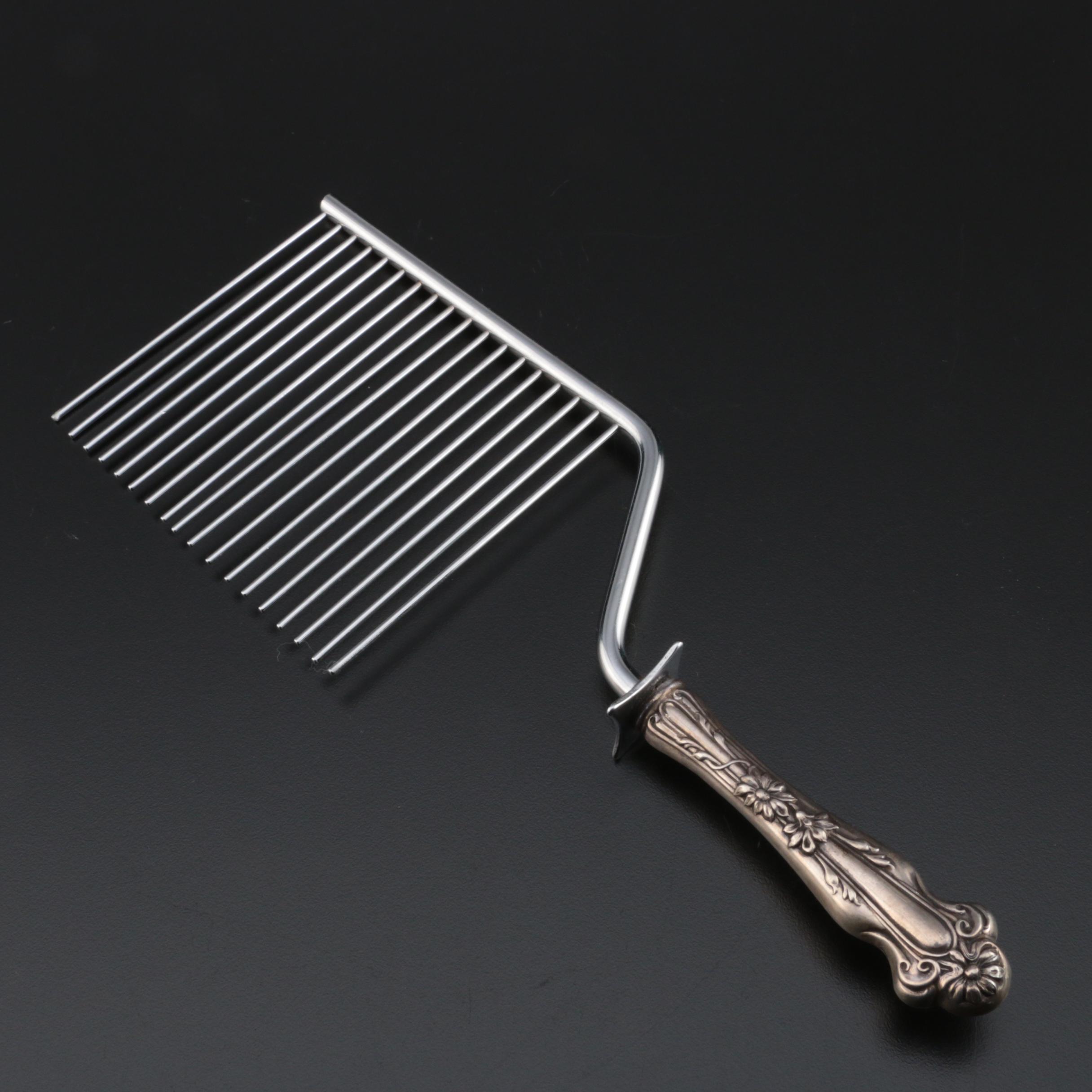 James Deakin & Sons Silver Plate Grape Scissors with Sterling Handled Utensils