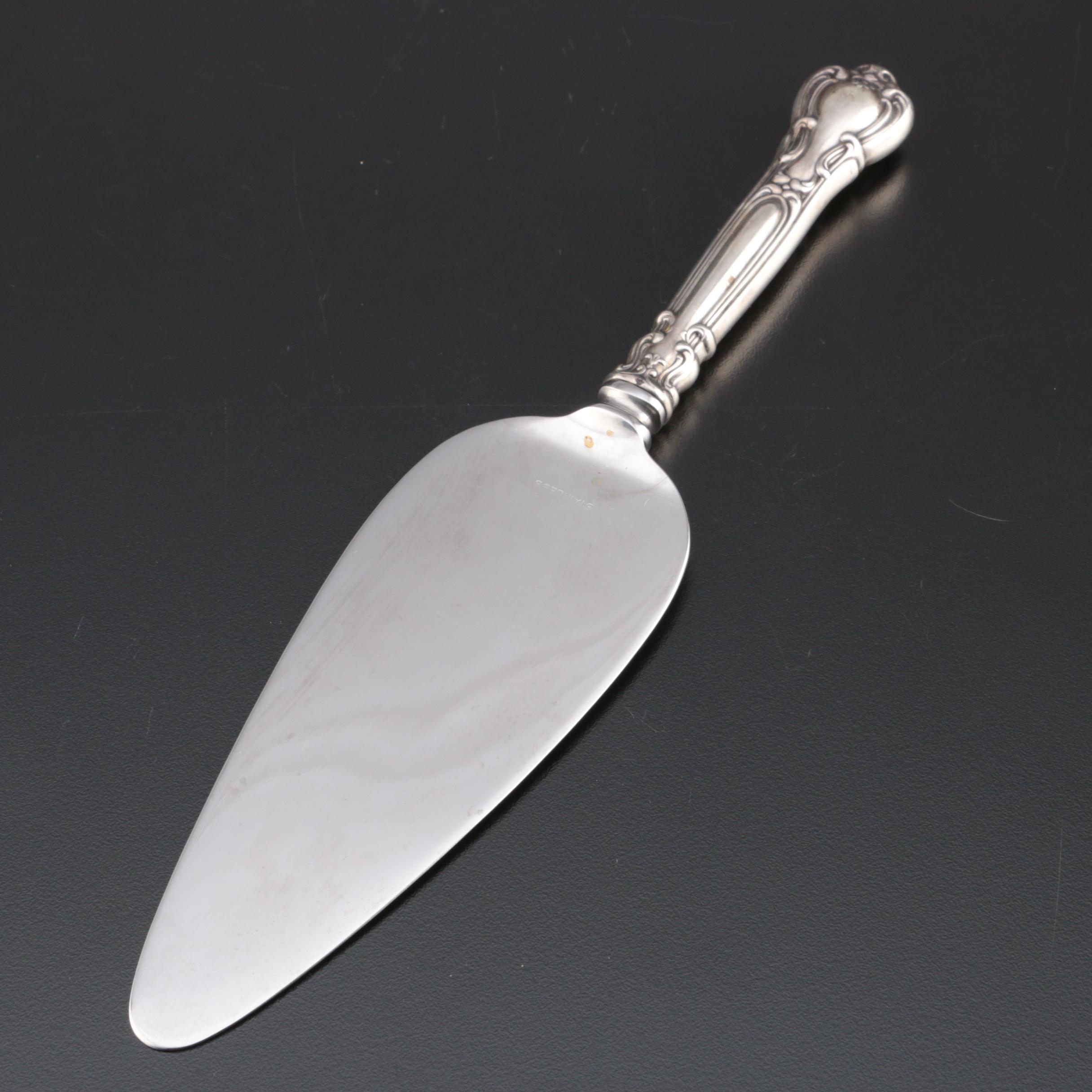 James Deakin & Sons Silver Plate Grape Scissors with Sterling Handled Utensils