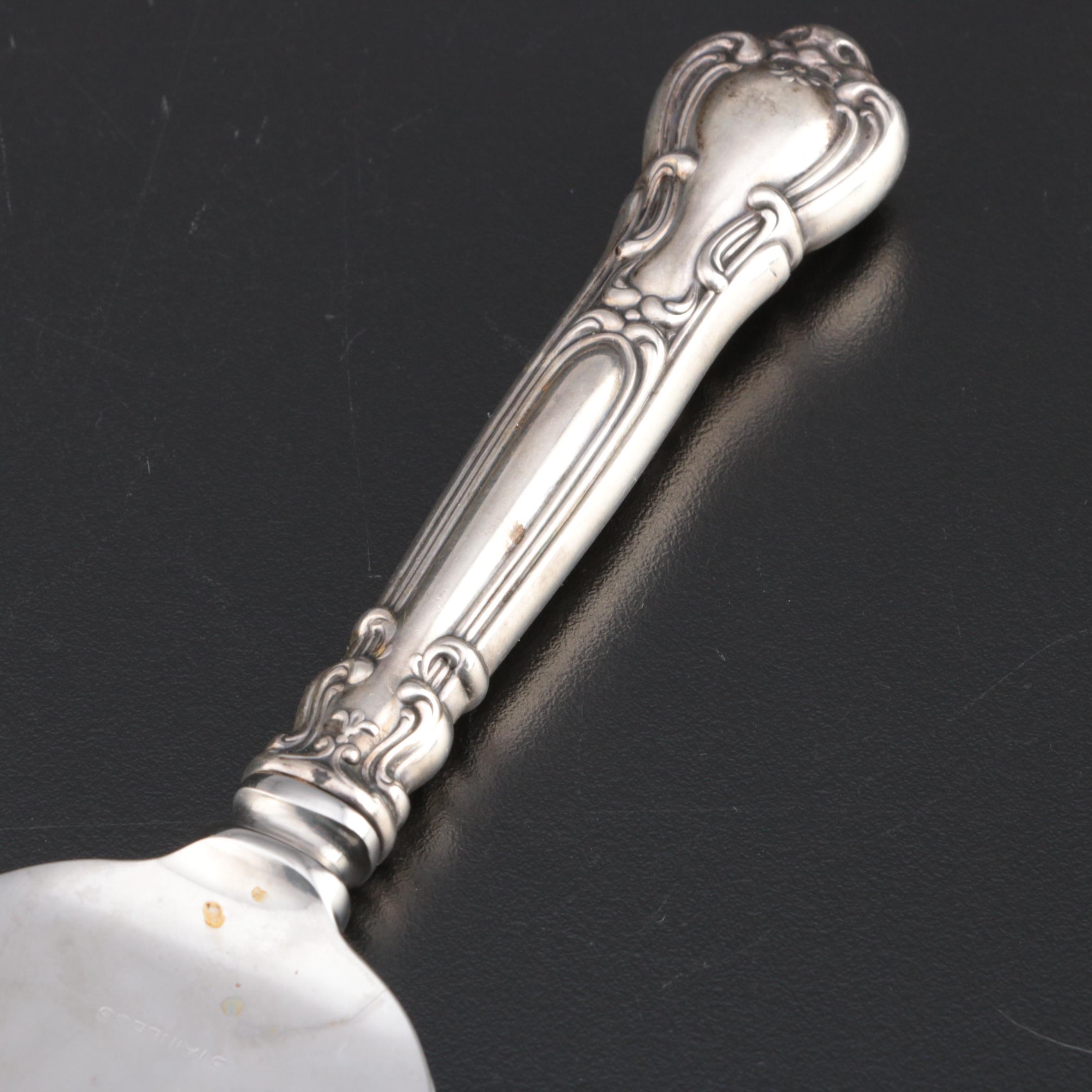 James Deakin & Sons Silver Plate Grape Scissors with Sterling Handled Utensils