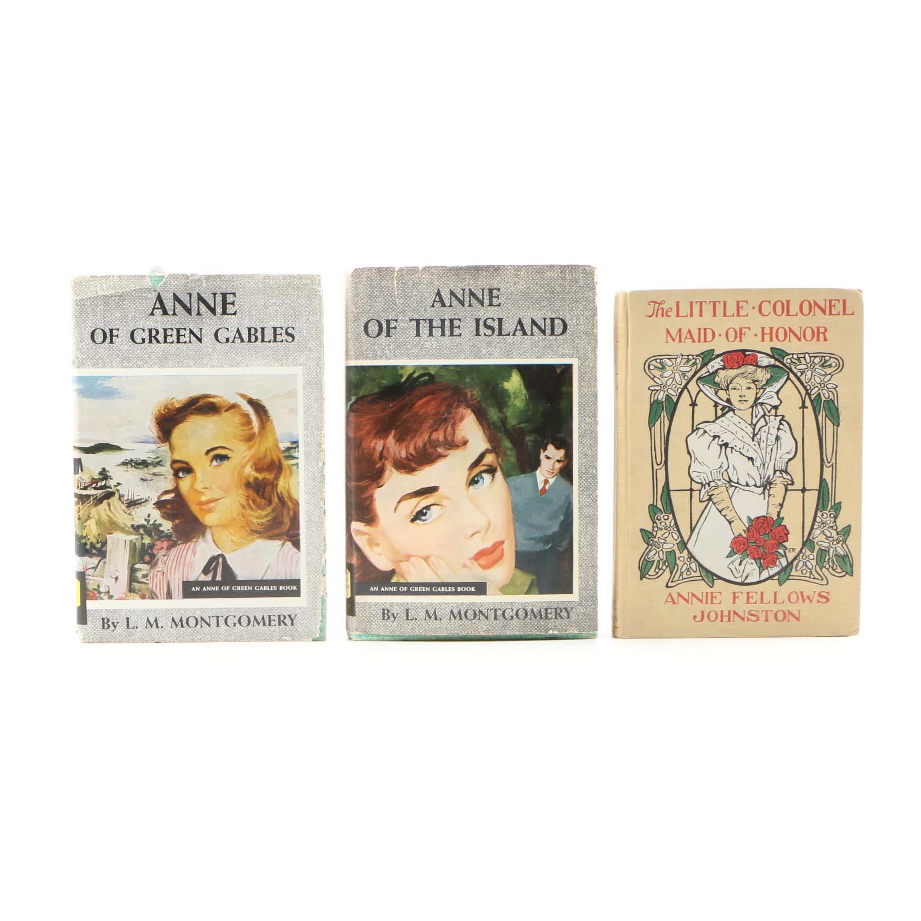 "Anne of Green Gables", "Anne of the Island" and "The Little Colonel" Novels