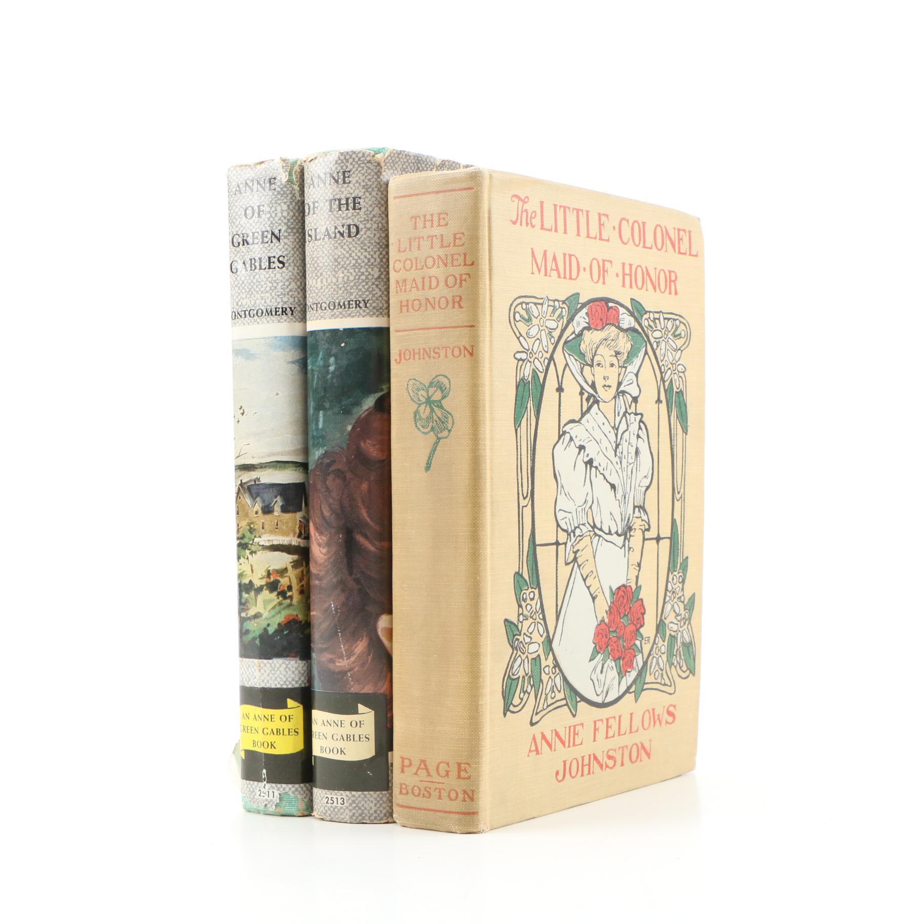 "Anne of Green Gables", "Anne of the Island" and "The Little Colonel" Novels