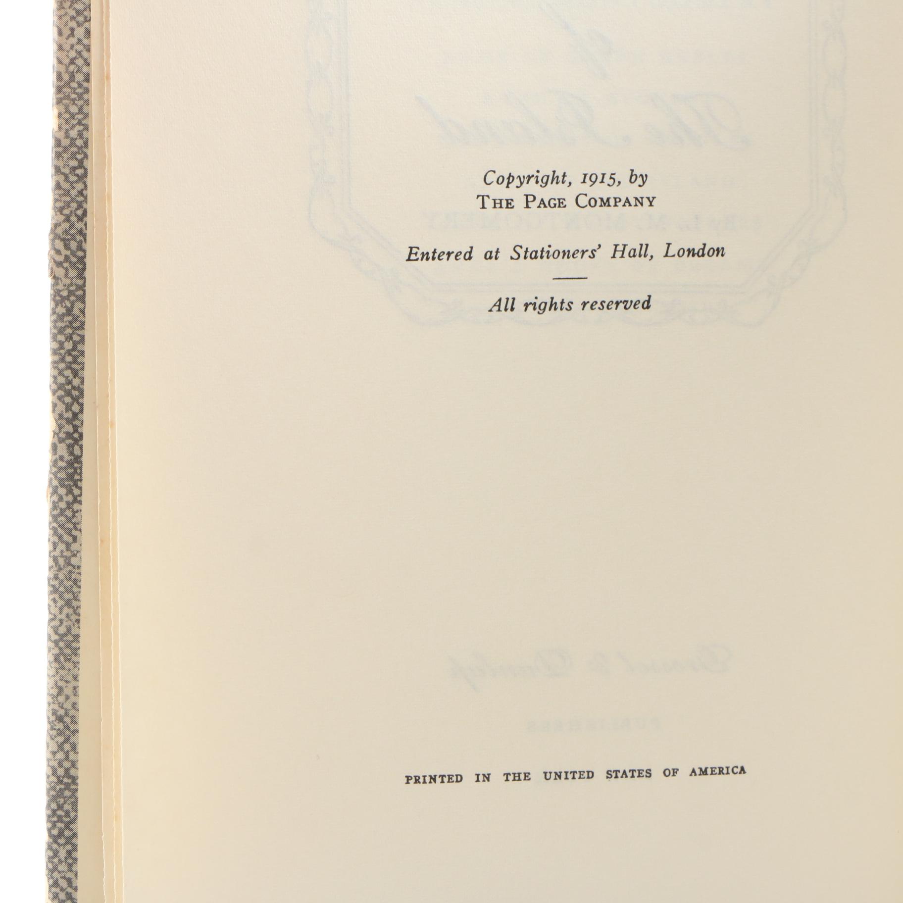 "Anne of Green Gables", "Anne of the Island" and "The Little Colonel" Novels
