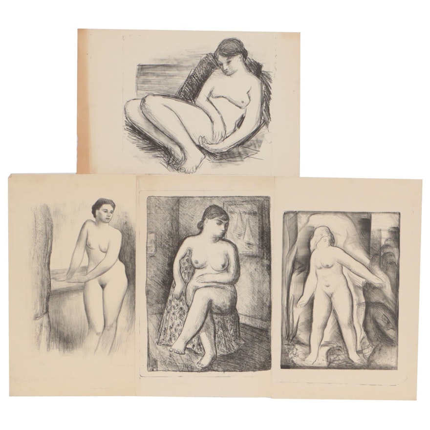 Thomas Brownell Eldred Figural Lithographs