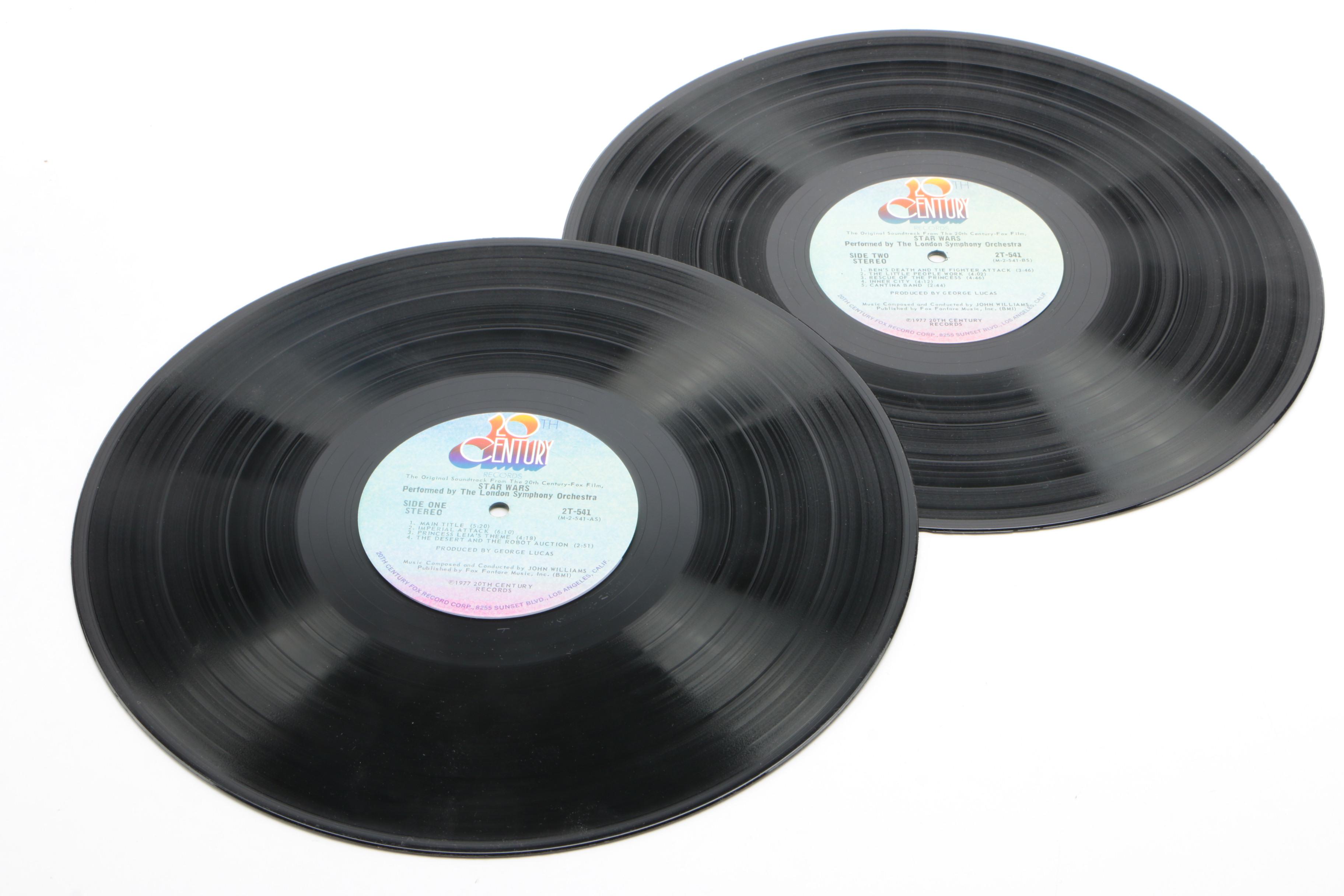 "Star Wars" Original Movie Soundtrack Vinyl Record Set, 1977