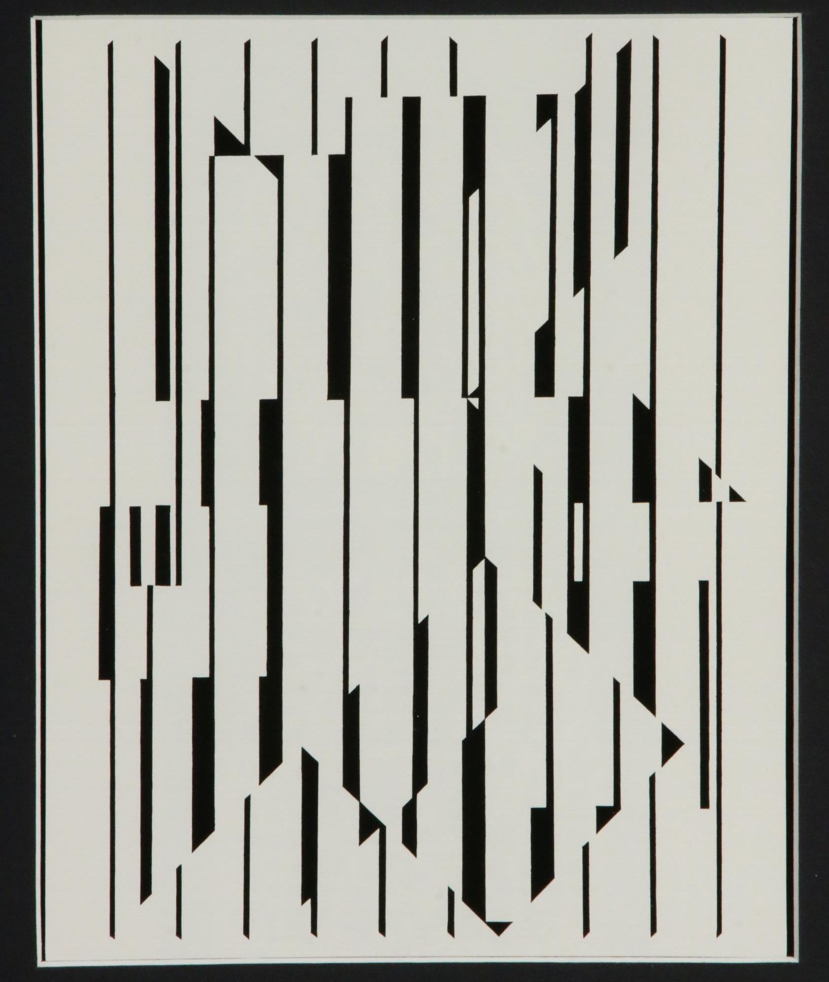 Op Art Serigraphs After Victor Vasarely "Altair" and "Bora," 1965