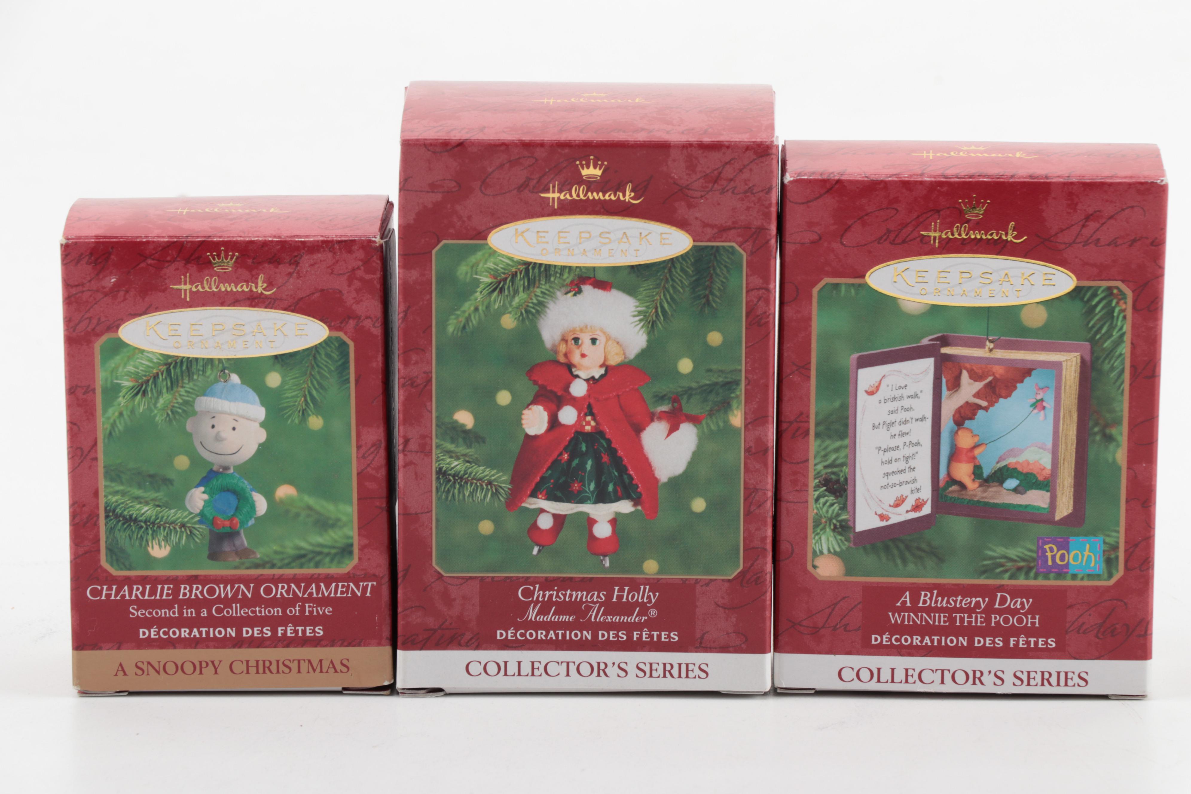 Hallmark "Keepsake" Holiday Ornaments in Original Packaging, 1990s-2000s
