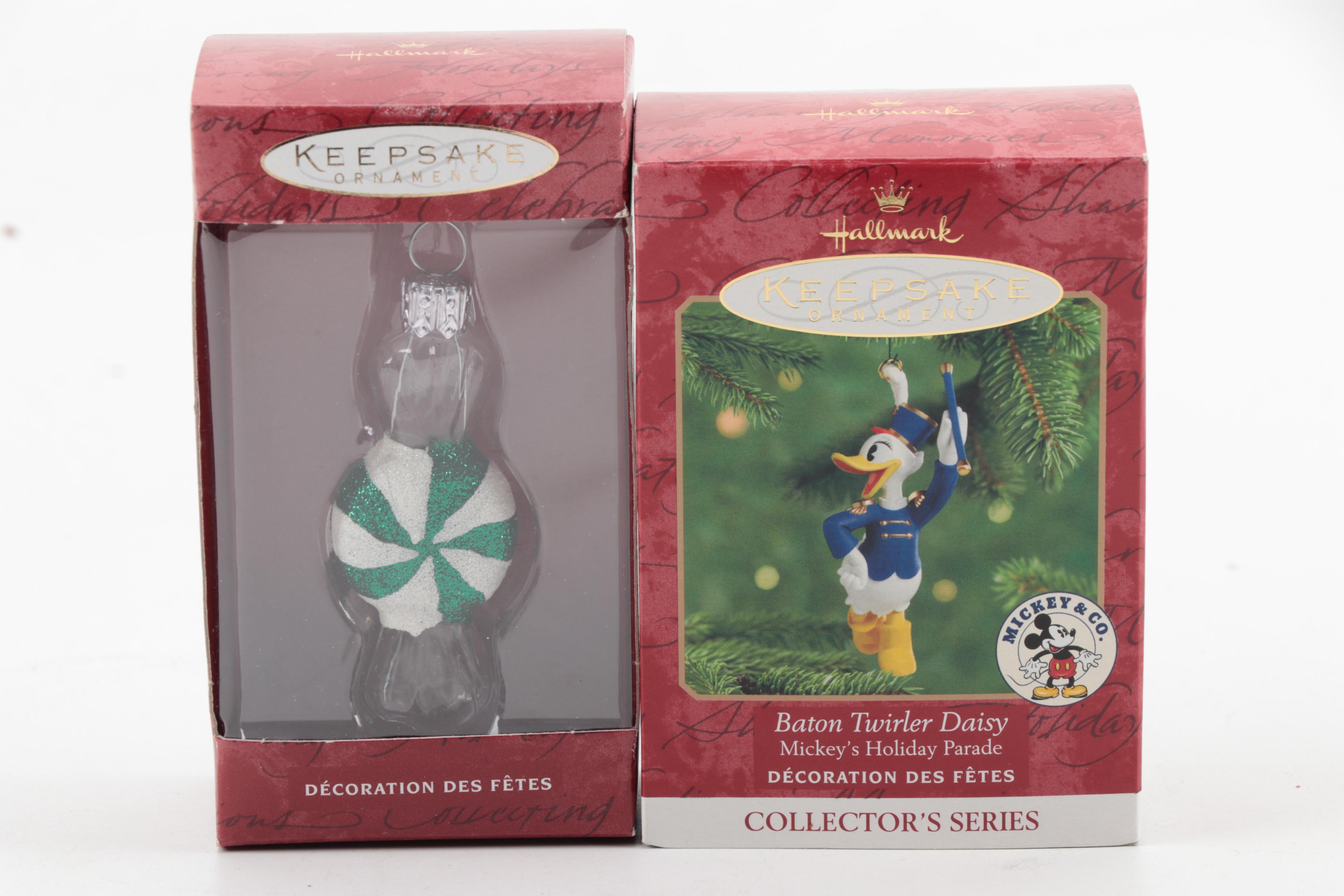 Hallmark "Keepsake" Holiday Ornaments in Original Packaging, 1990s-2000s