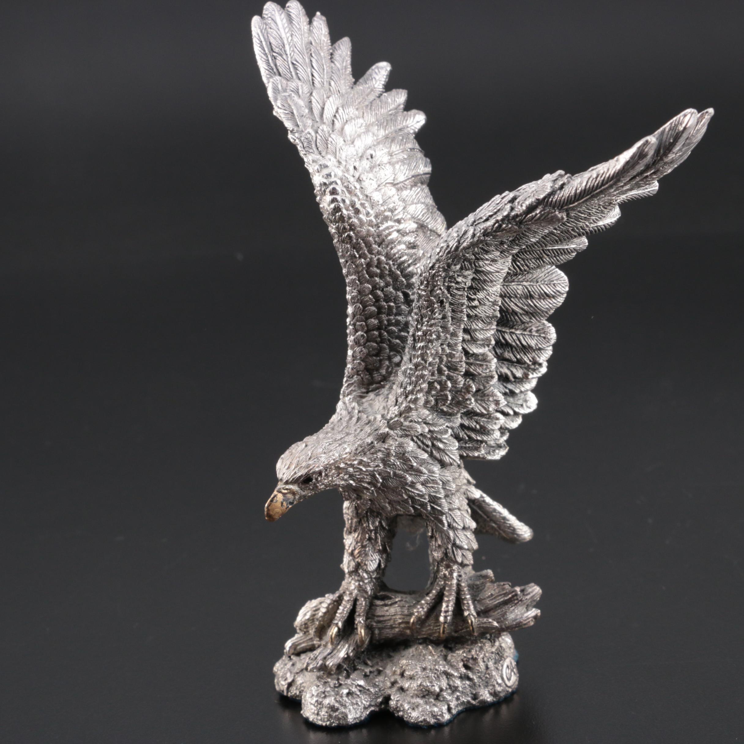 Country Artists Filled Sterling Silver Eagle Figurine, 1992