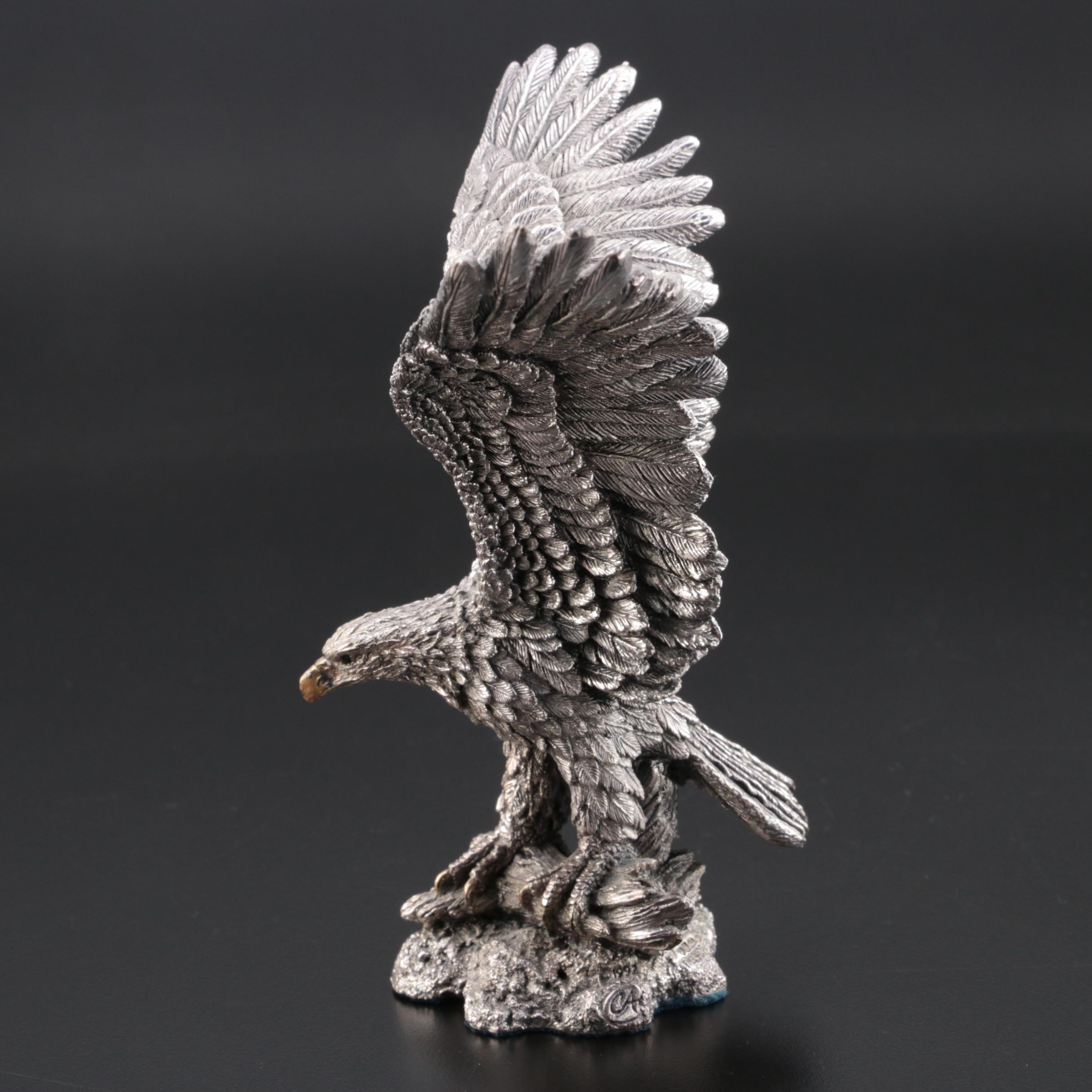 Country Artists Filled Sterling Silver Eagle Figurine, 1992