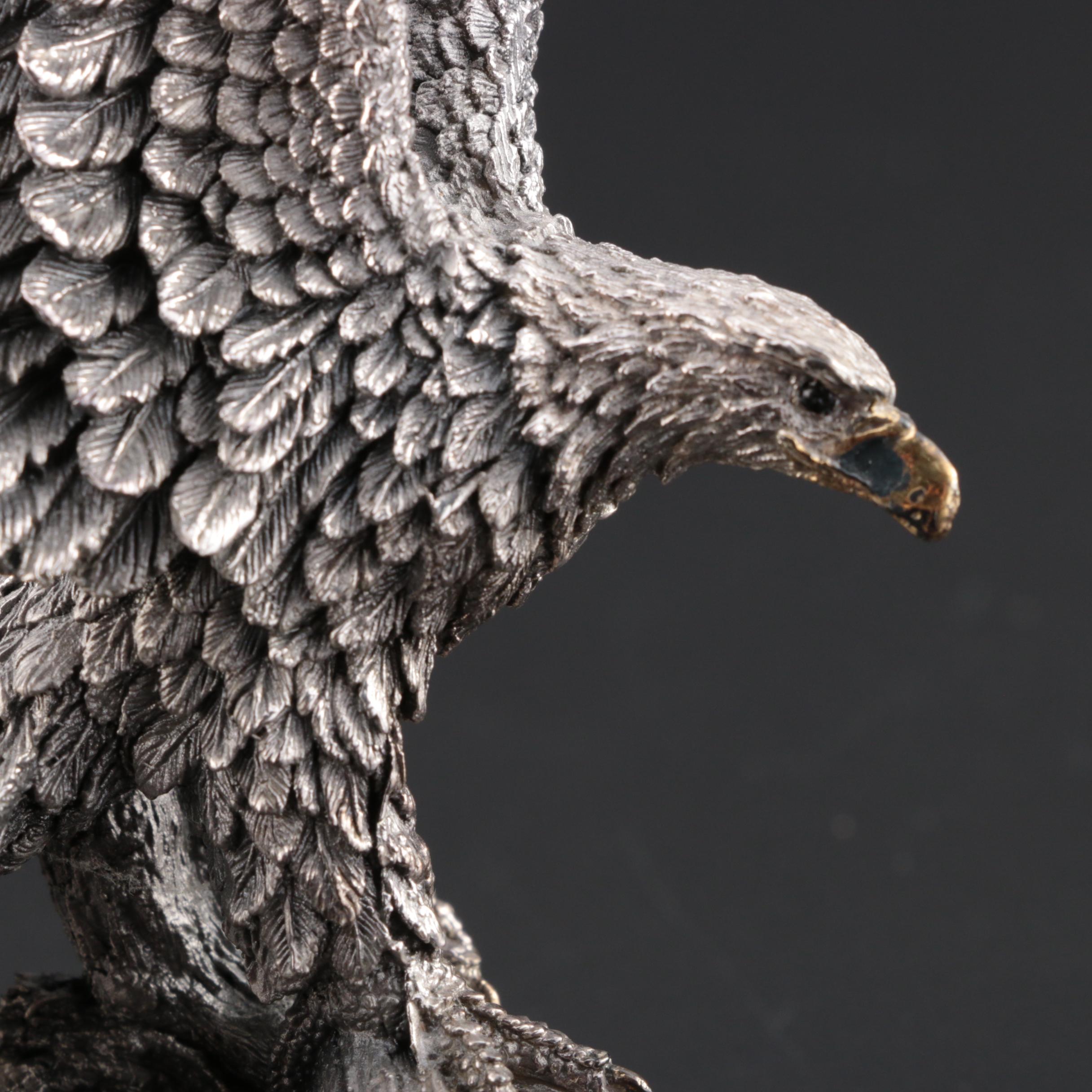 Country Artists Filled Sterling Silver Eagle Figurine, 1992