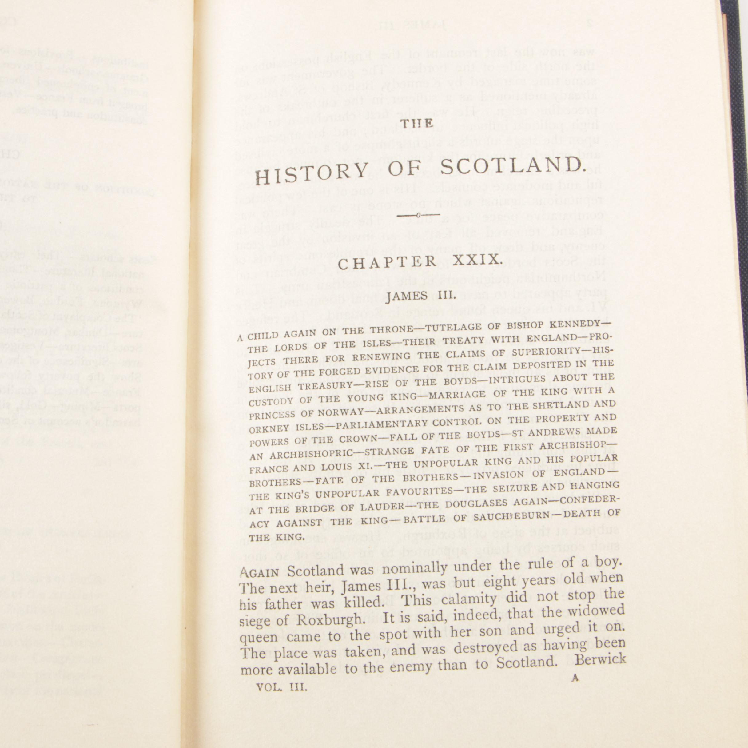 Complete "The History of Scotland" Eight-Volume Set by John Hill Burton, 1905