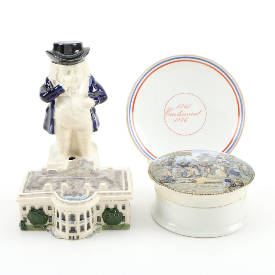 Hurley White House Porcelain Trinket Box and More