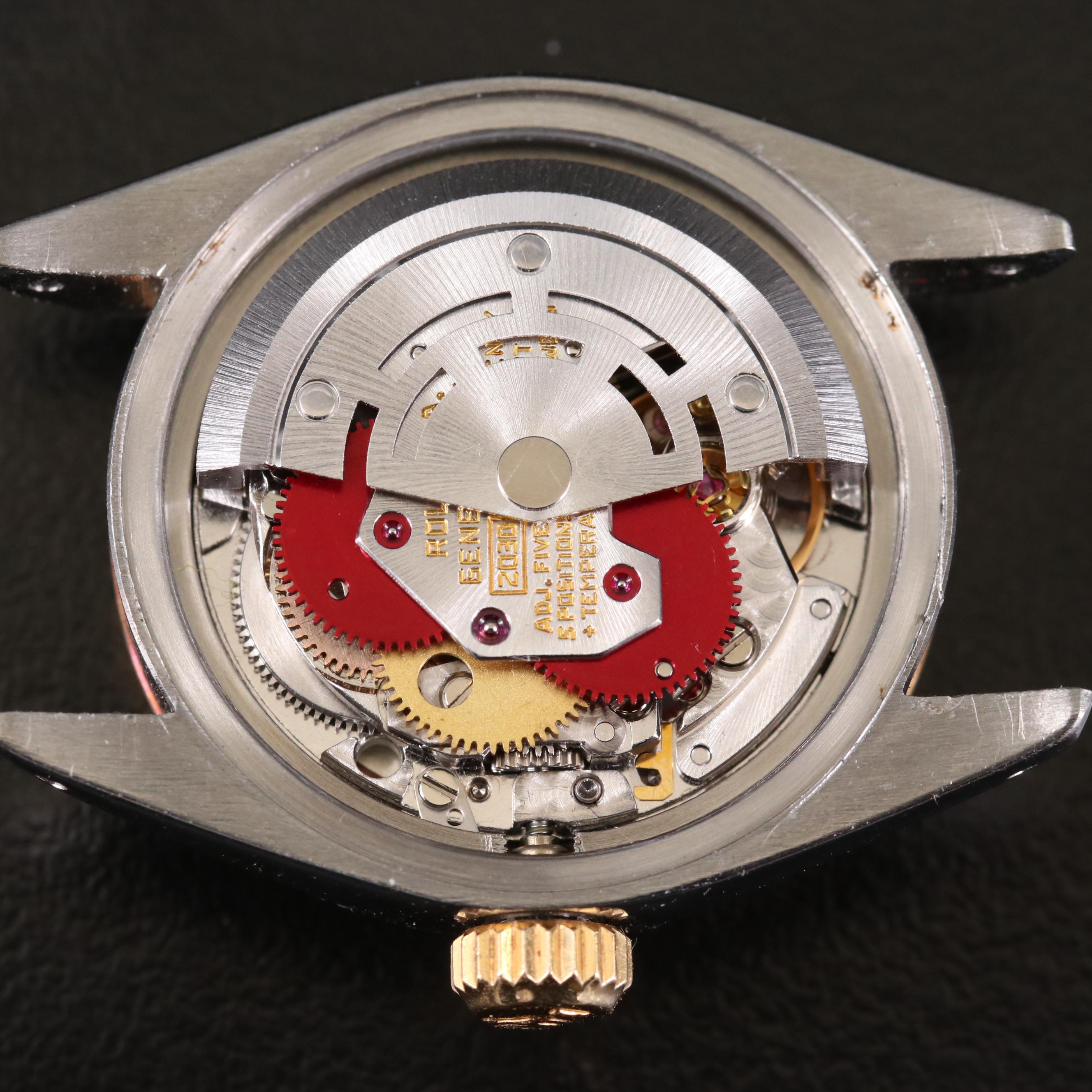 Stainless Steel and 18K Gold Rolex Datejust Watch, 1982