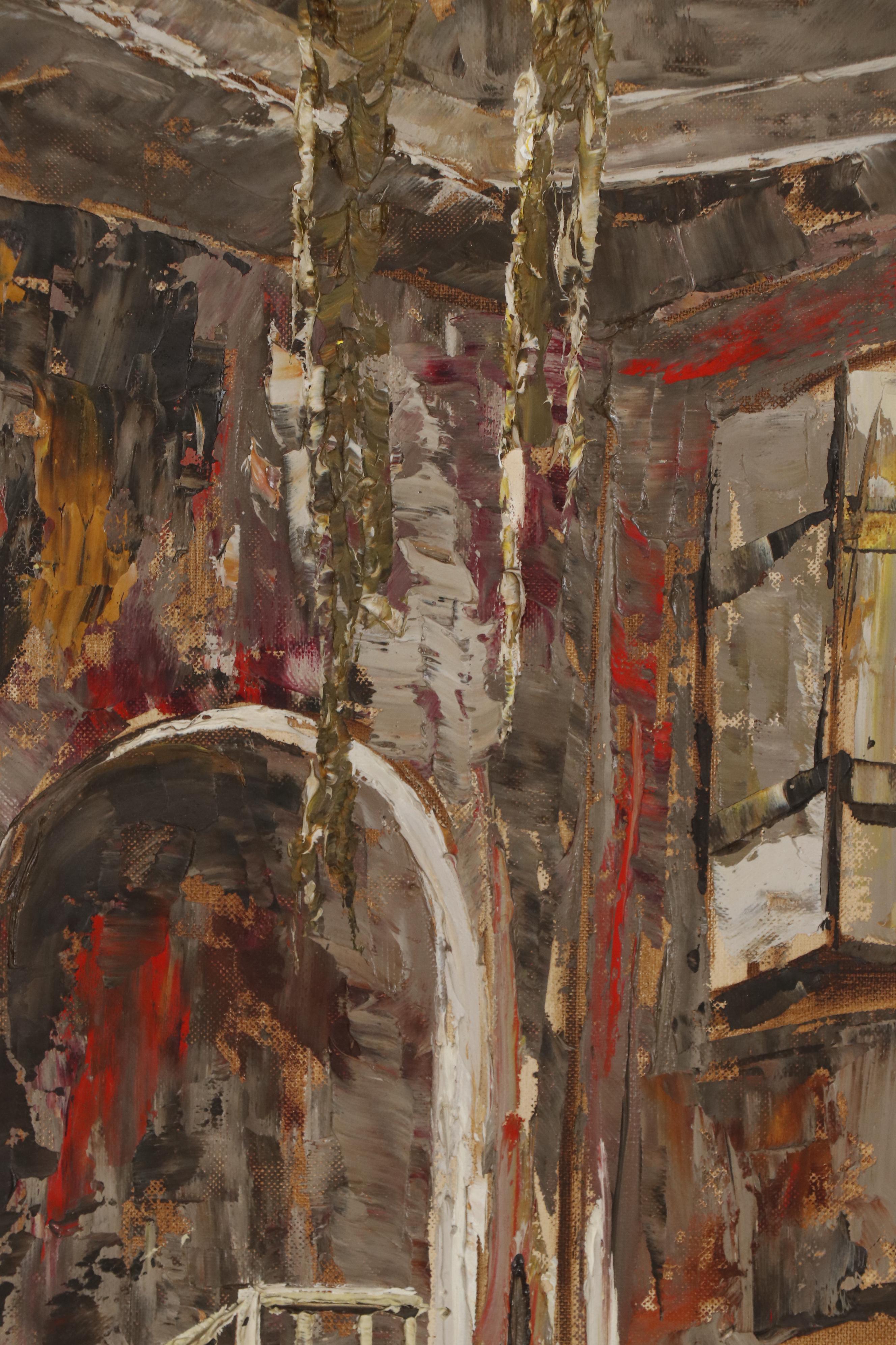 Edmund Blouin Jr. Impressionist Style Oil Painting