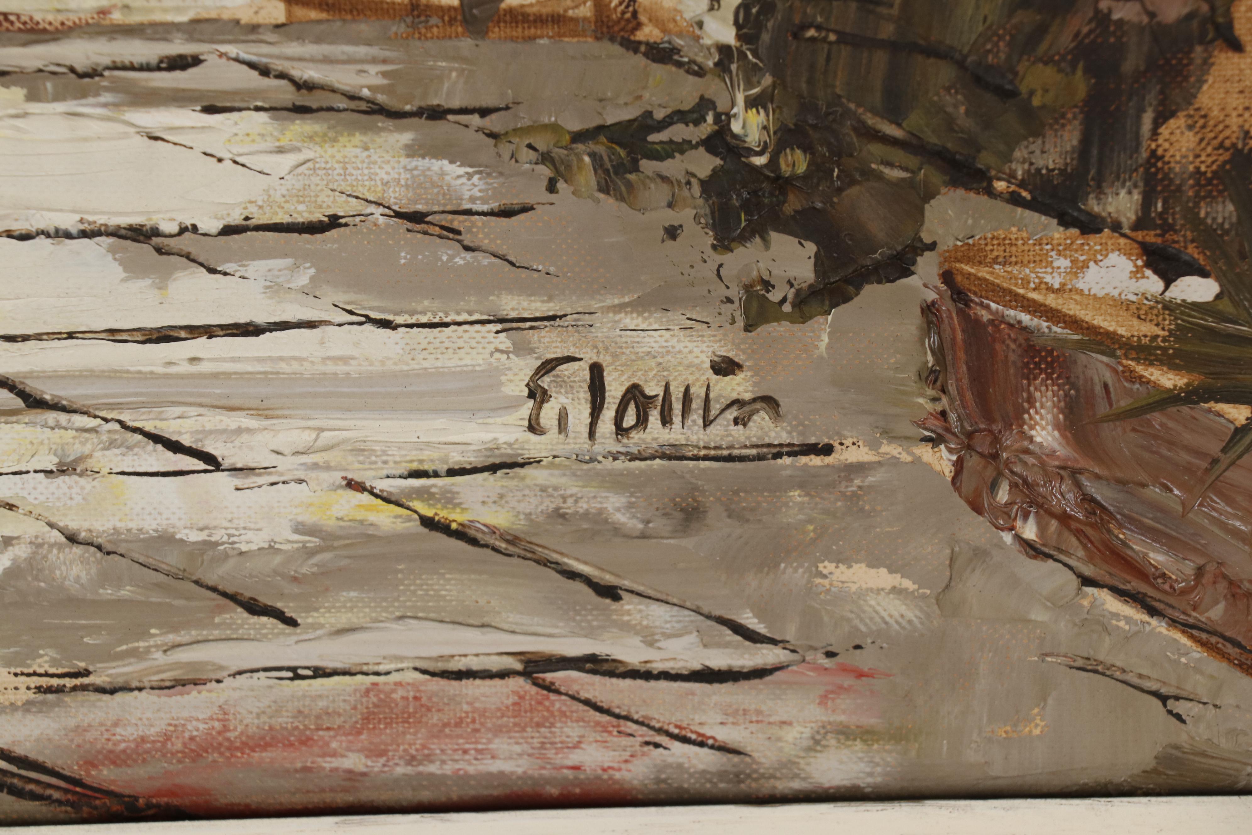 Edmund Blouin Jr. Impressionist Style Oil Painting