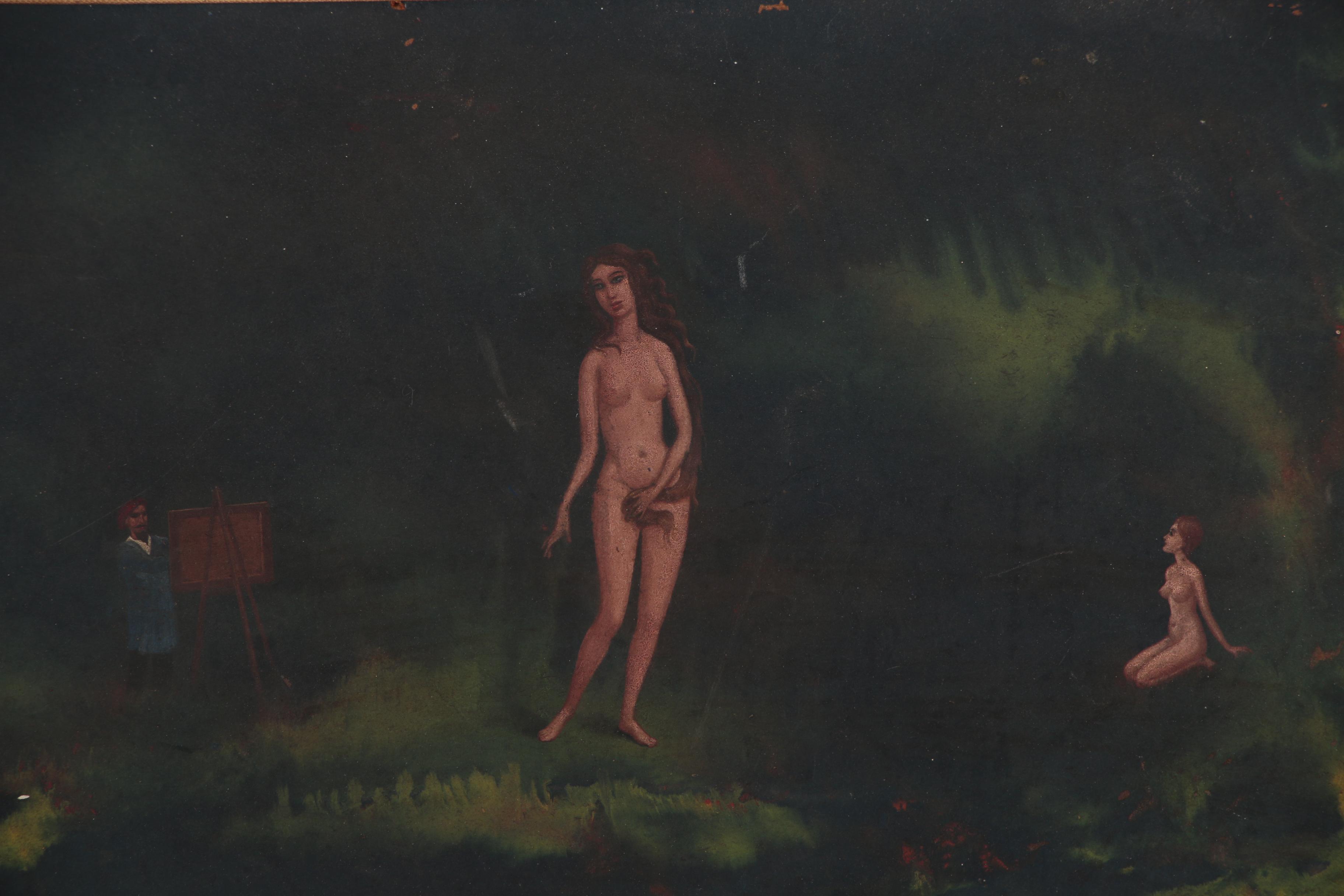 George Rhoads Oil Painting of the Birth of Venus, 1967