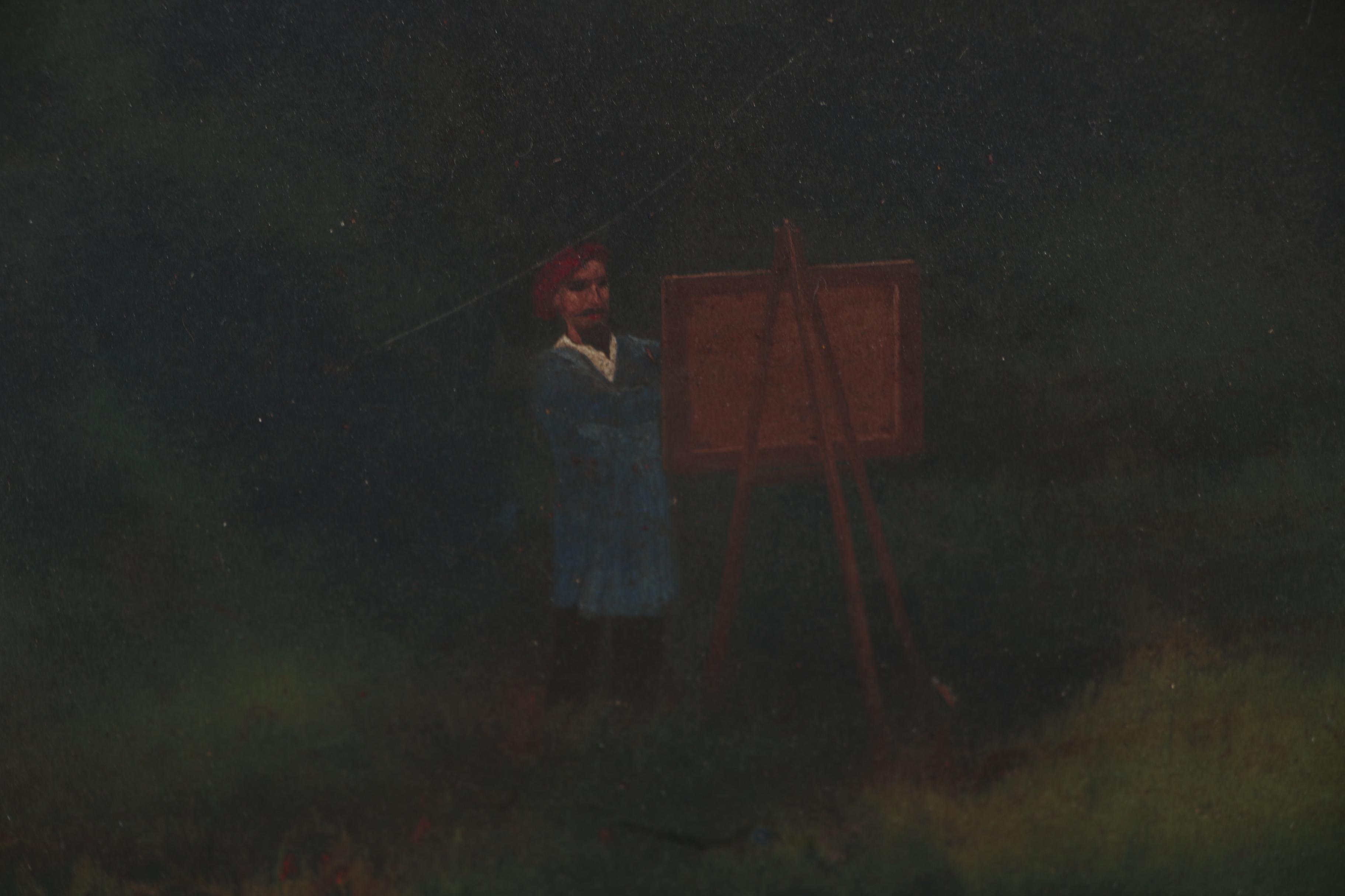 George Rhoads Oil Painting of the Birth of Venus, 1967