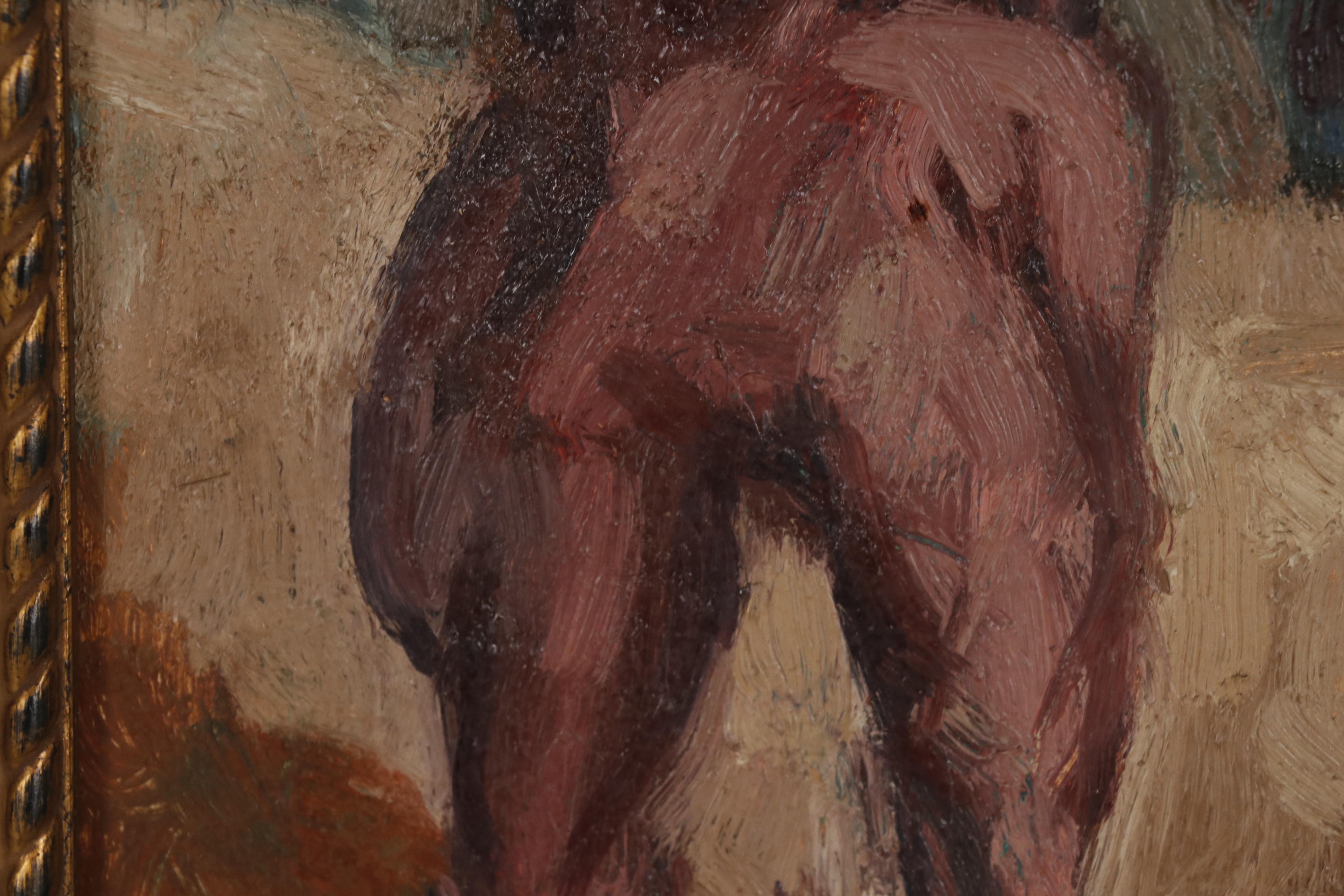 Carl D. Laughlin Jr. Oil Painting of a Child