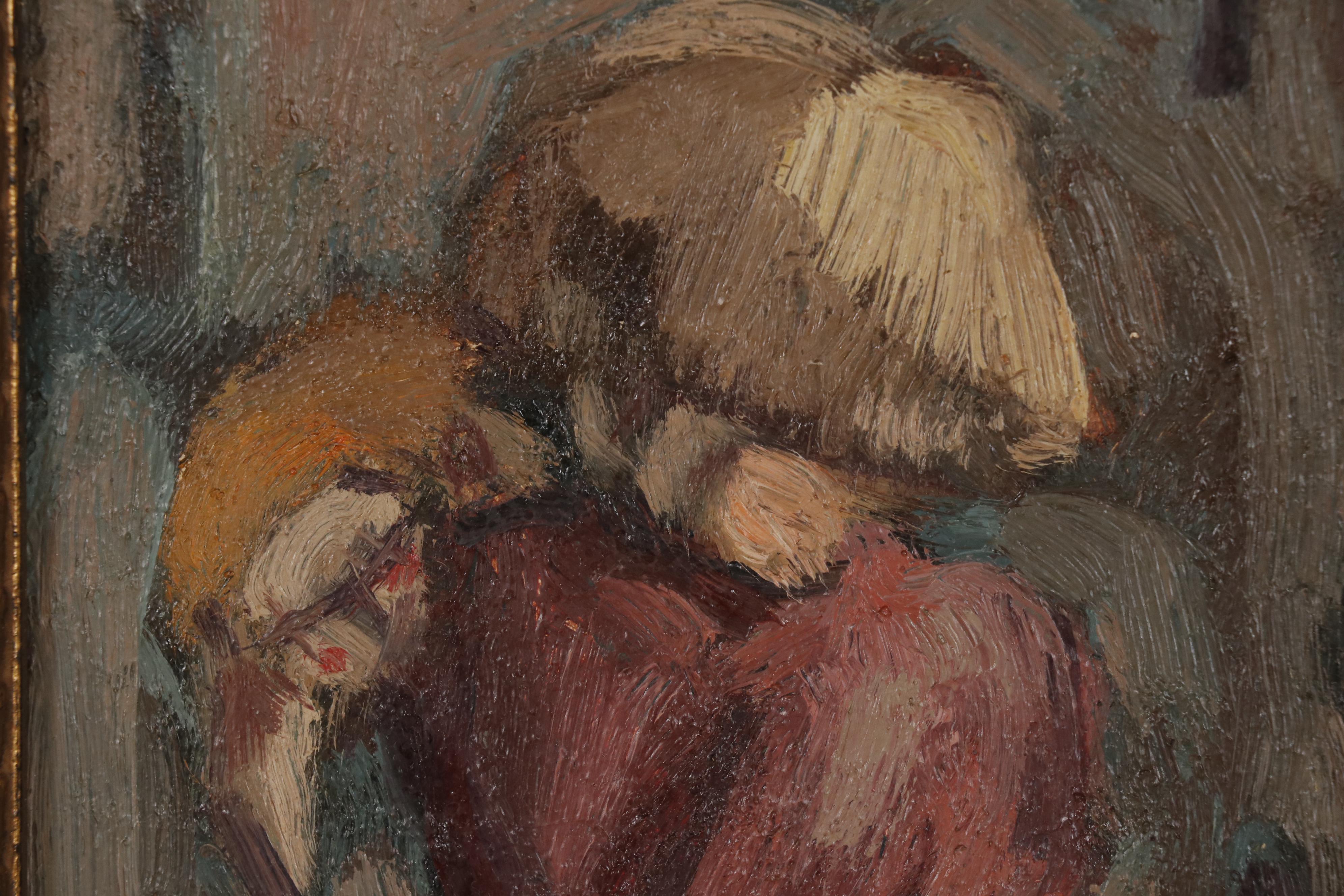 Carl D. Laughlin Jr. Oil Painting of a Child