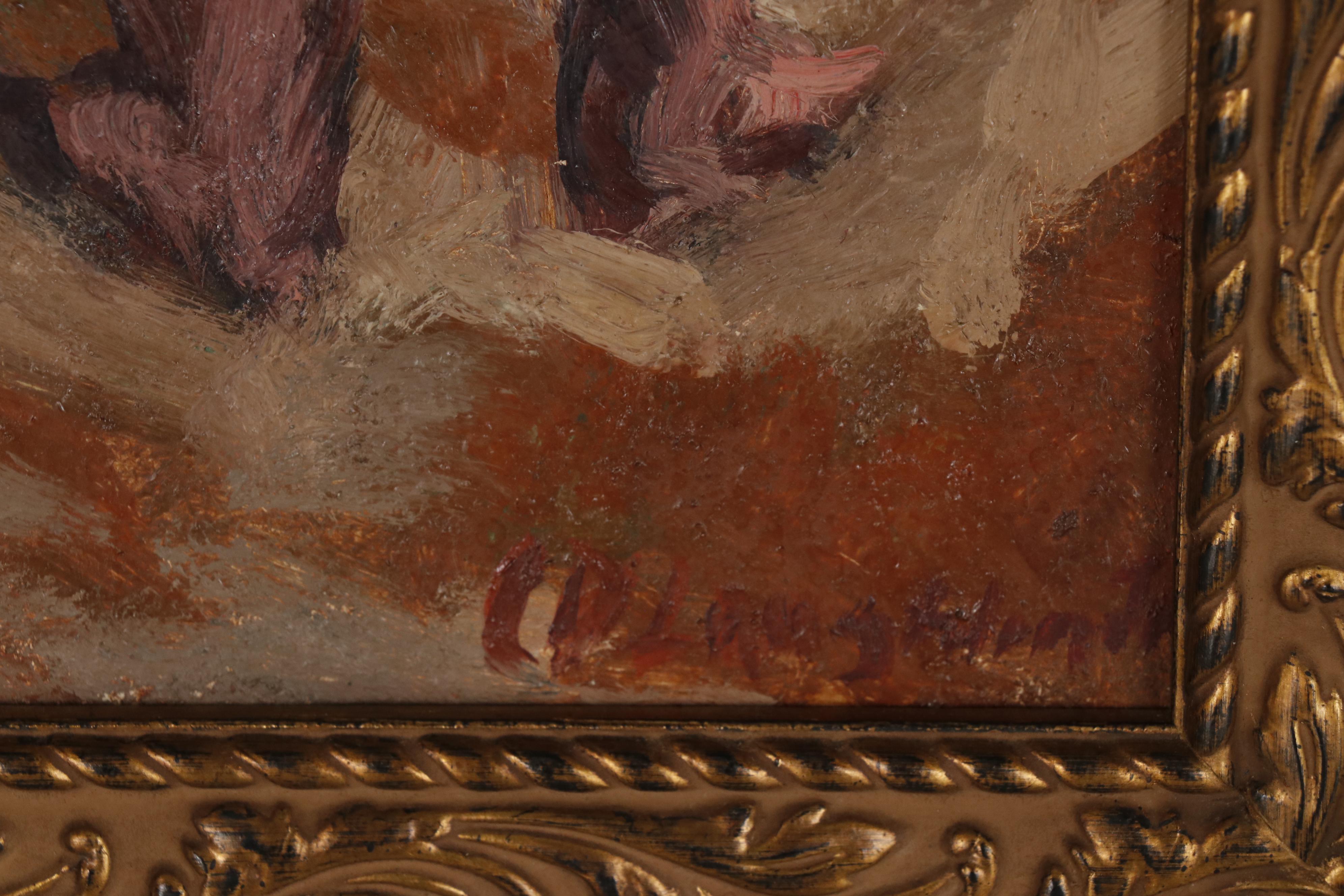 Carl D. Laughlin Jr. Oil Painting of a Child