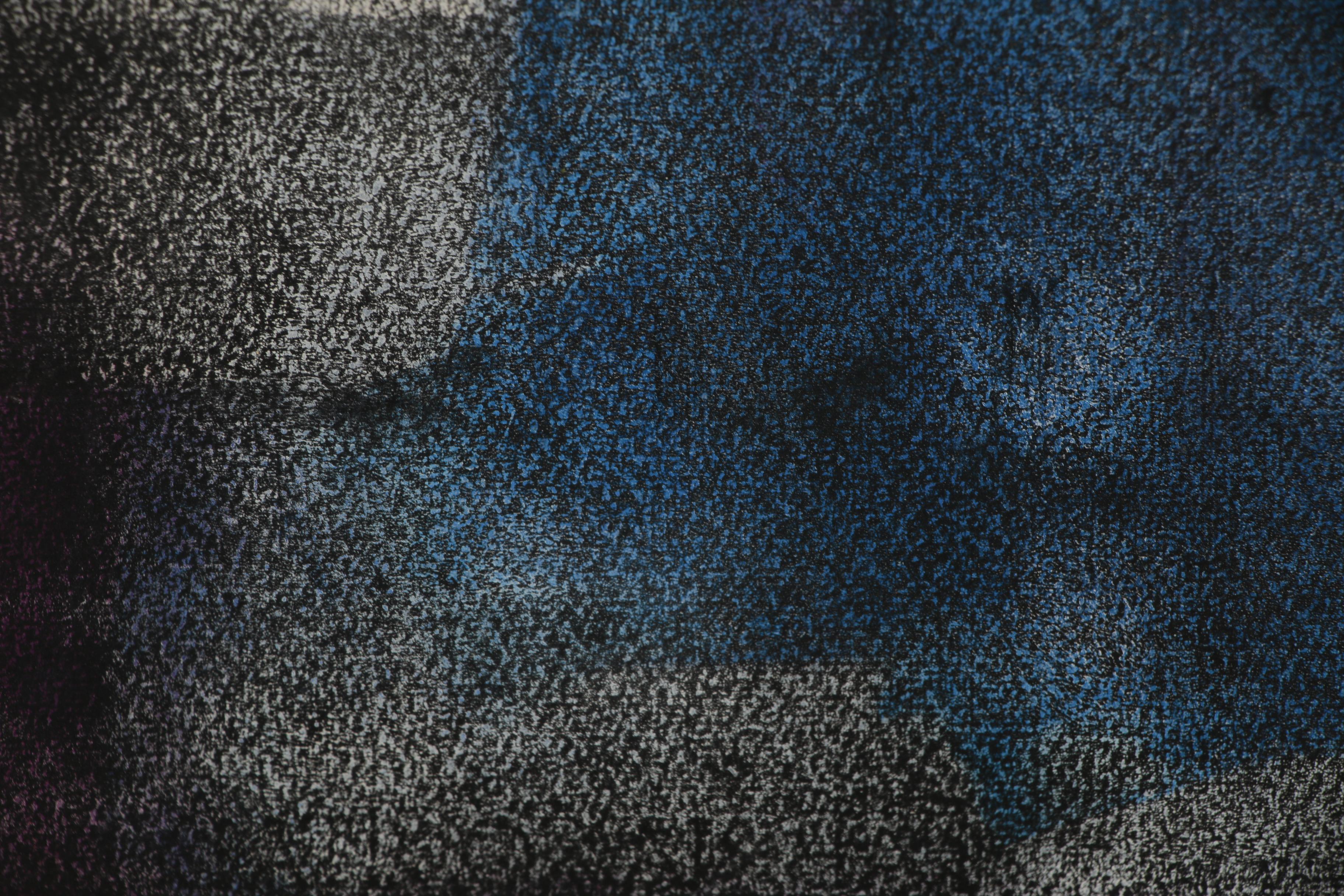 Leonard Maurer Gouache Painting "Night Castle", 1950