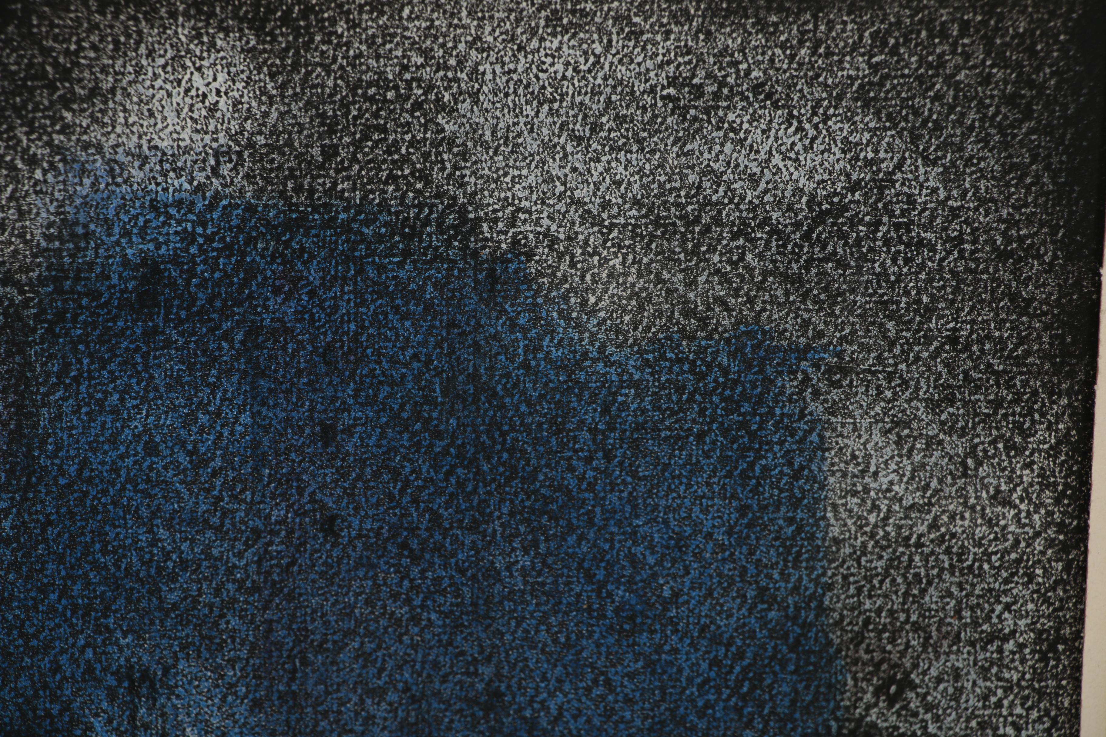 Leonard Maurer Gouache Painting "Night Castle", 1950