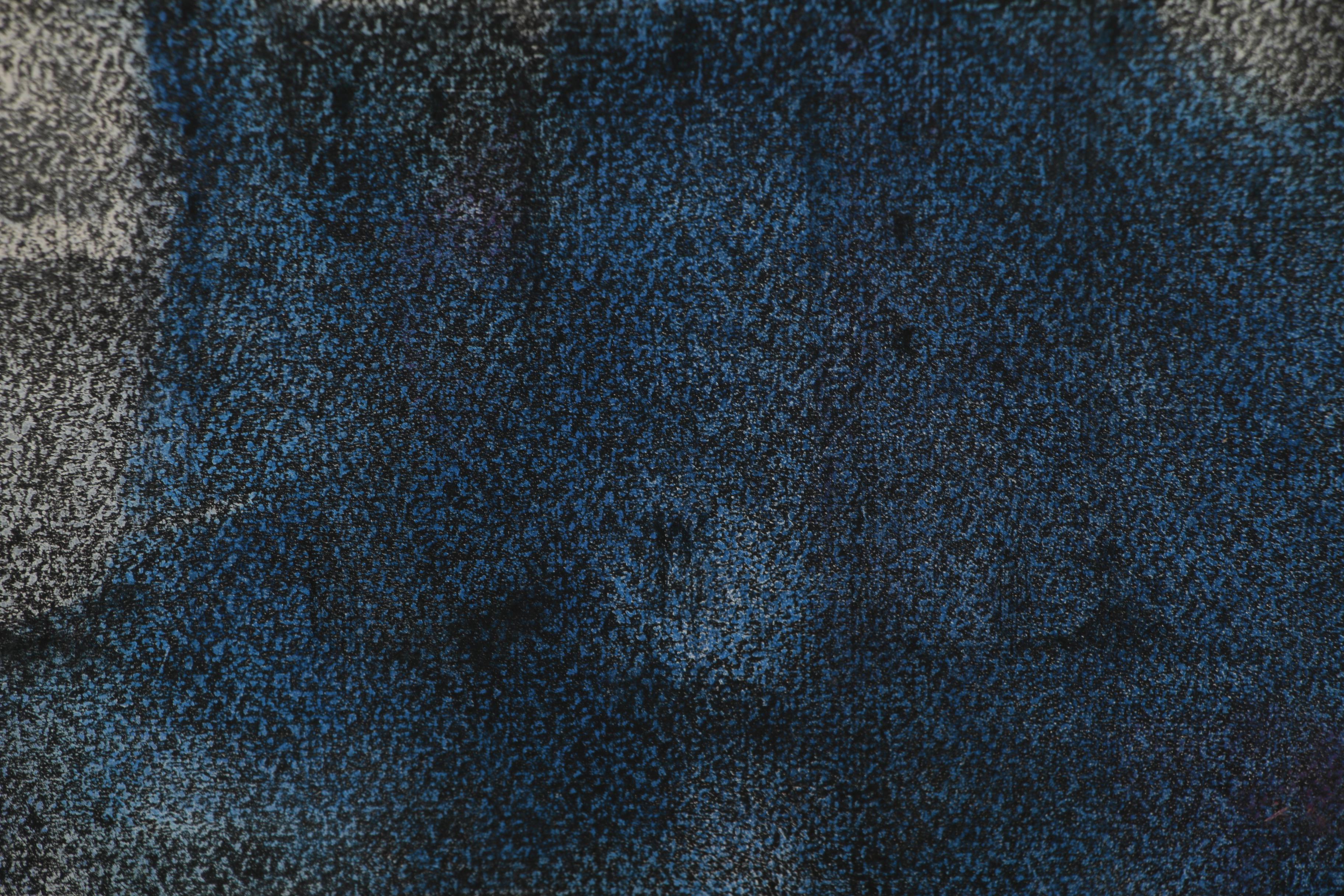 Leonard Maurer Gouache Painting "Night Castle", 1950