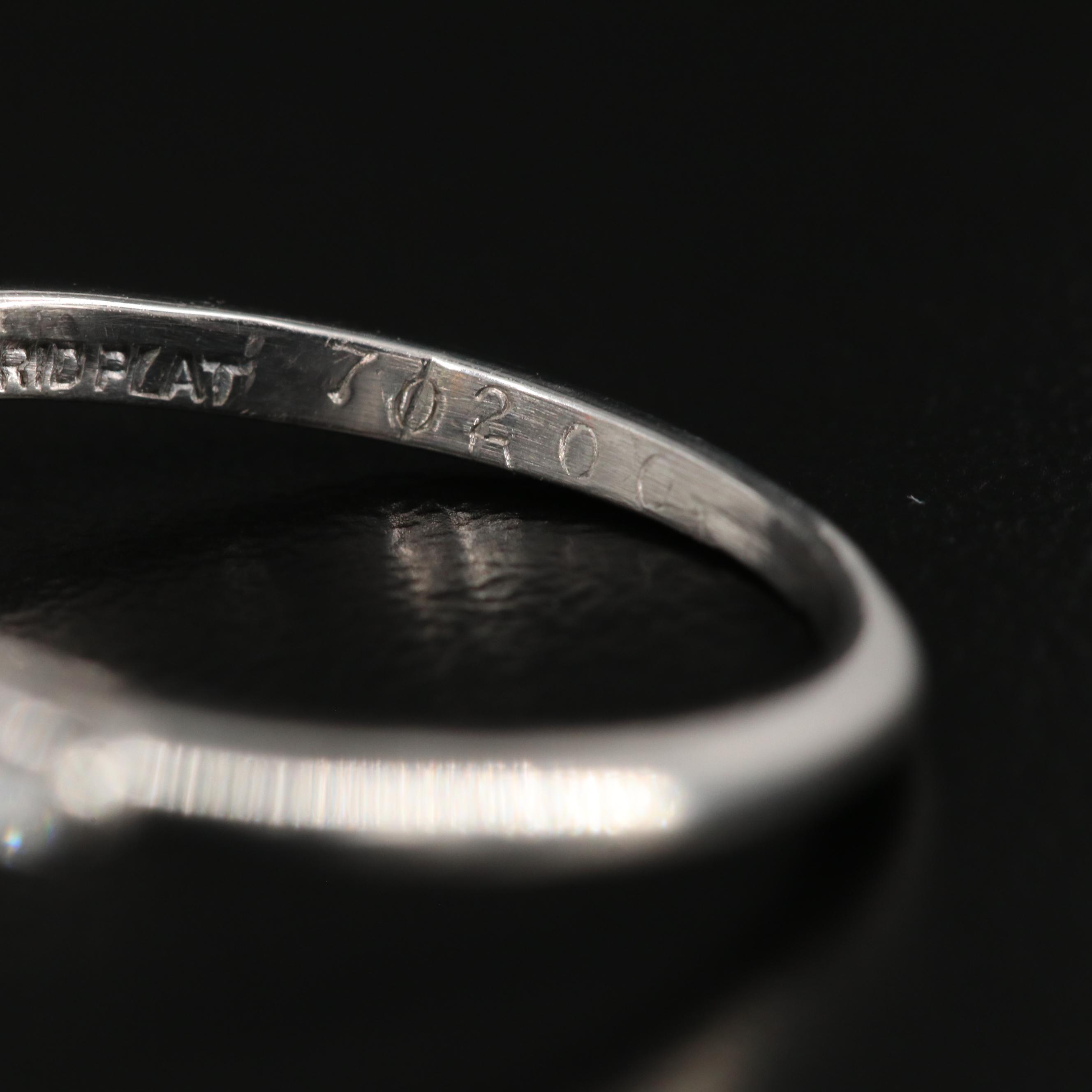 Vintage Cartier Platinum 5.45 CTW Diamond Ring with GIA Report