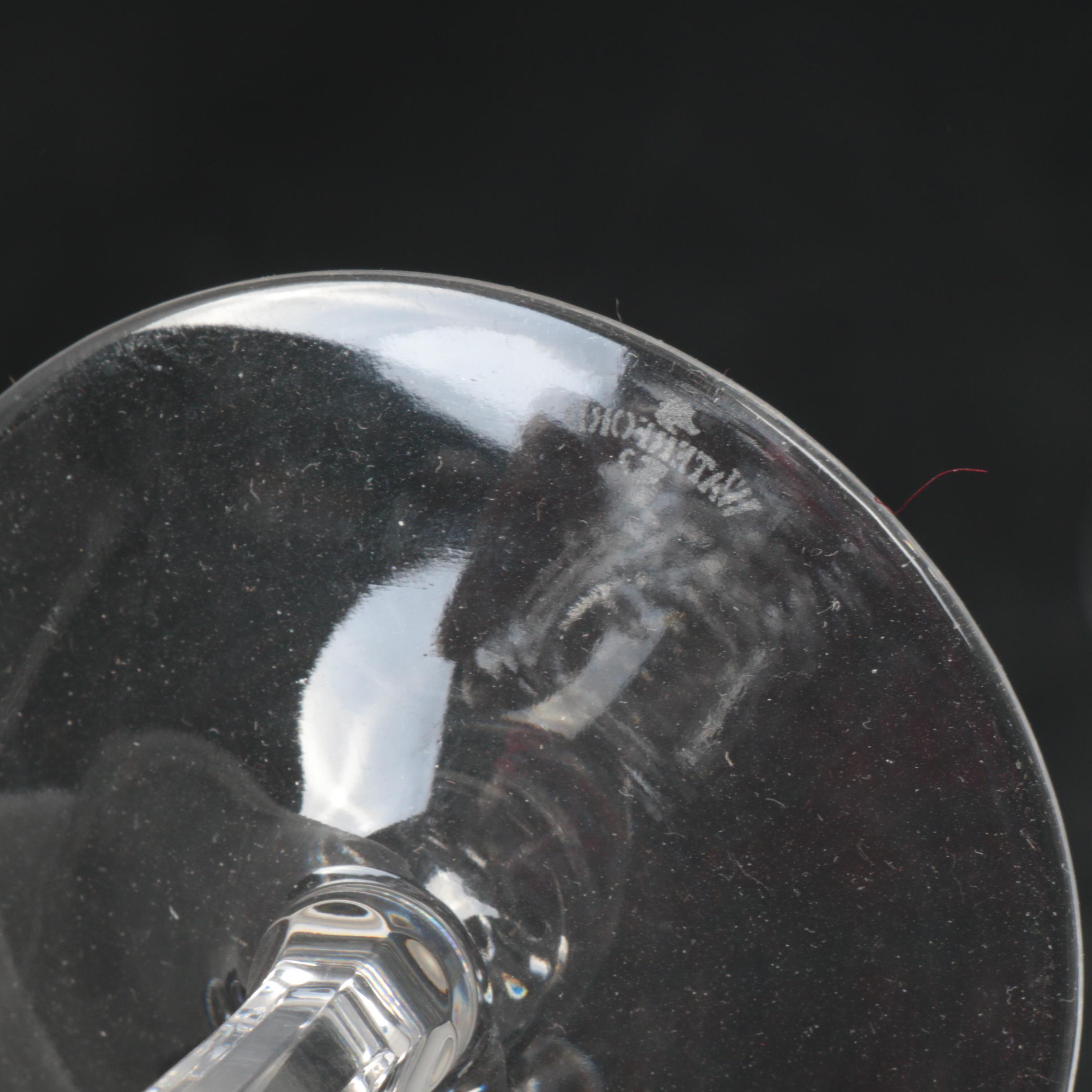 Waterford Crystal "Millennium Series" Fluted Champagne Glasses