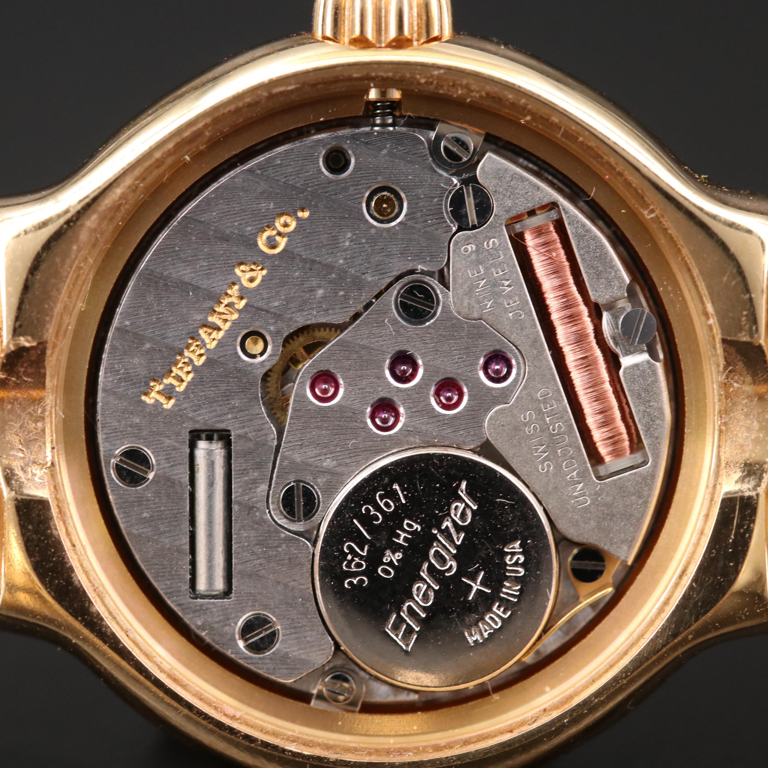 Tiffany & Co. Tesoro 18K Gold and Diamond Watch