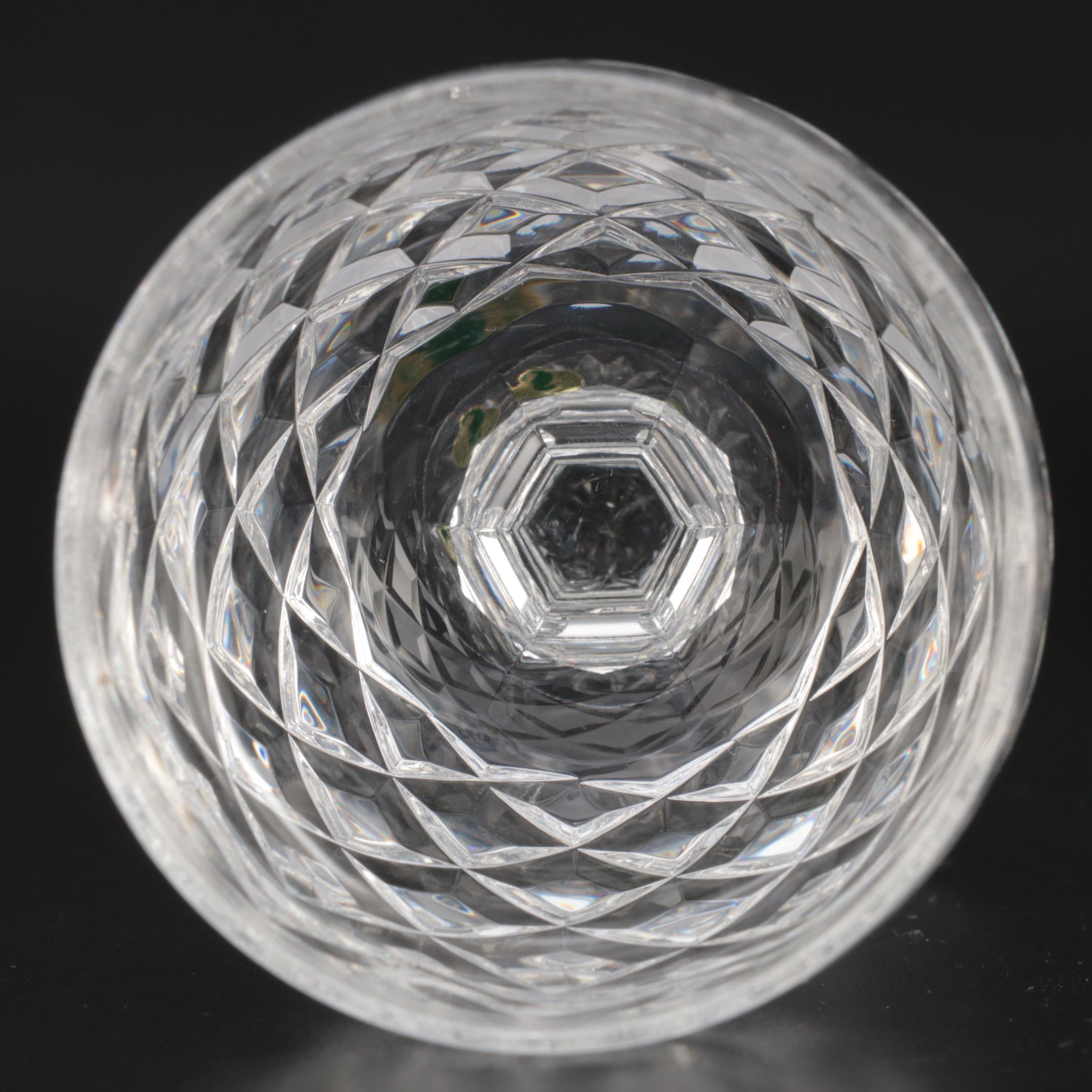 Waterford Crystal "Lismore" Goblets and Shot Glasses with "Powerscourt" Glass