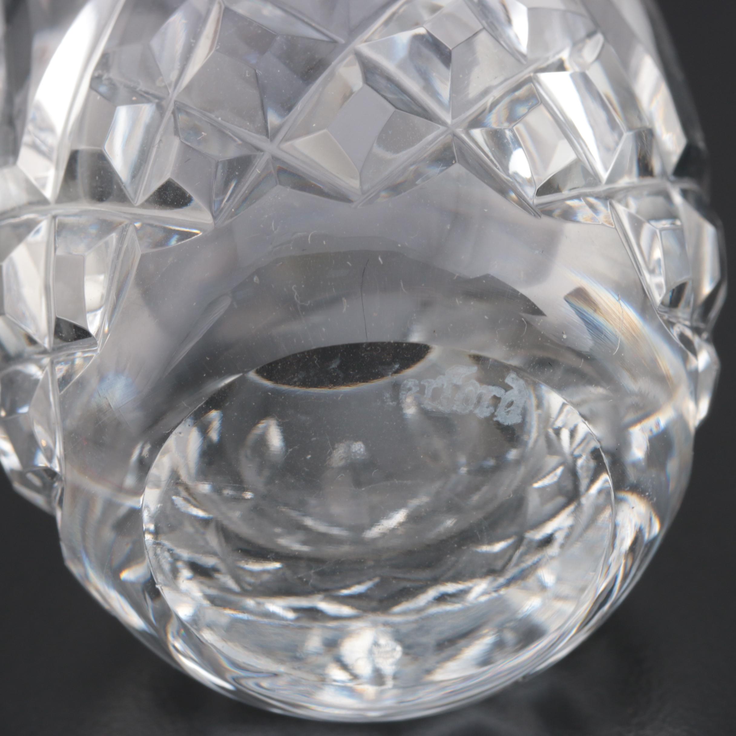 Waterford Crystal "Lismore" Goblets and Shot Glasses with "Powerscourt" Glass