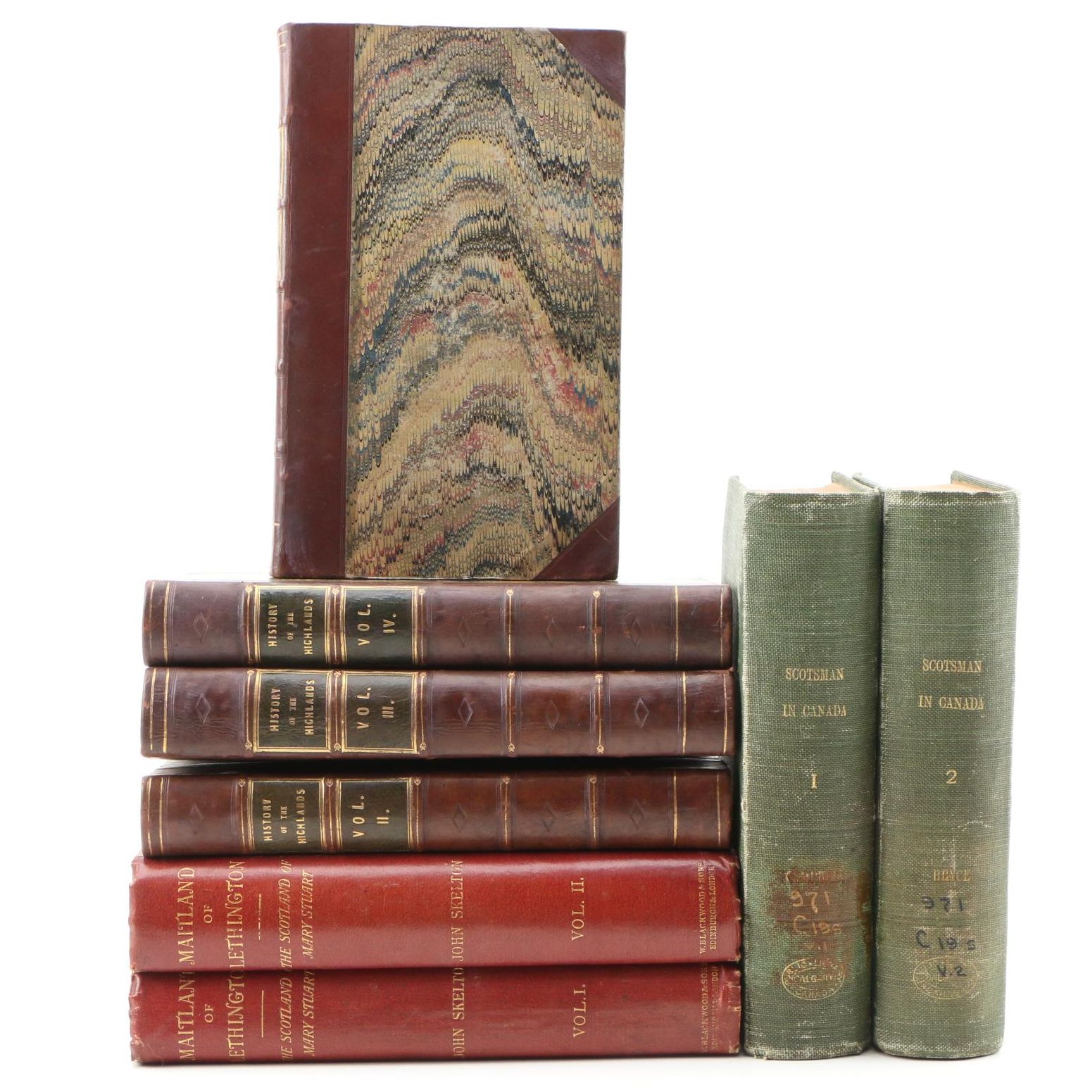 Scottish History Books Including "A History of the Highlands" by James Browne