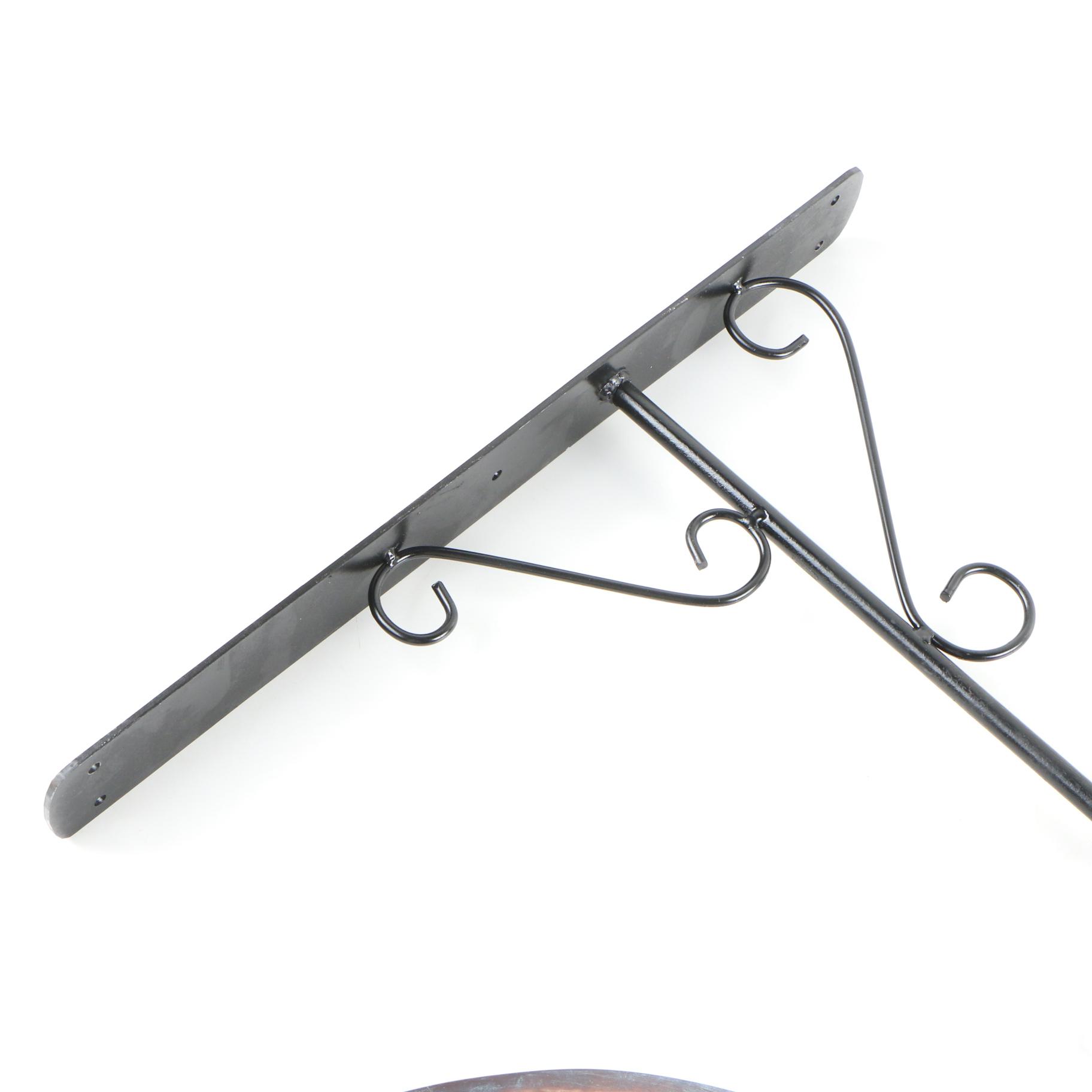 Copper Patinated Hanging Metal Rooster Wall Décor