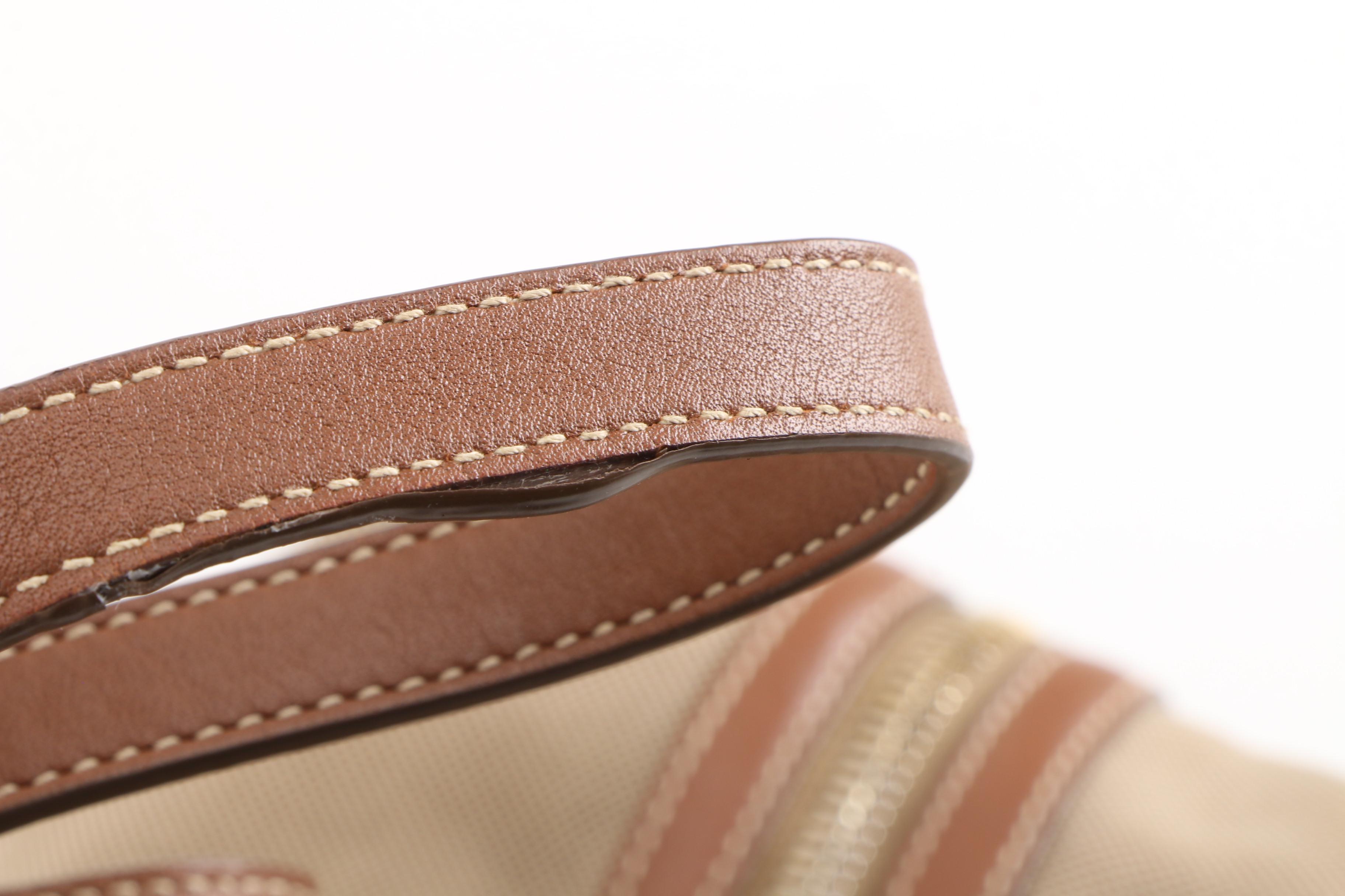 Prada Shoulder Bag in Corda Logo Jacquard and Smooth Leather