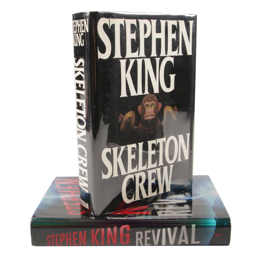 First Edition, First Printings "Skeleton Crew" and  "Revival" by Stephen King