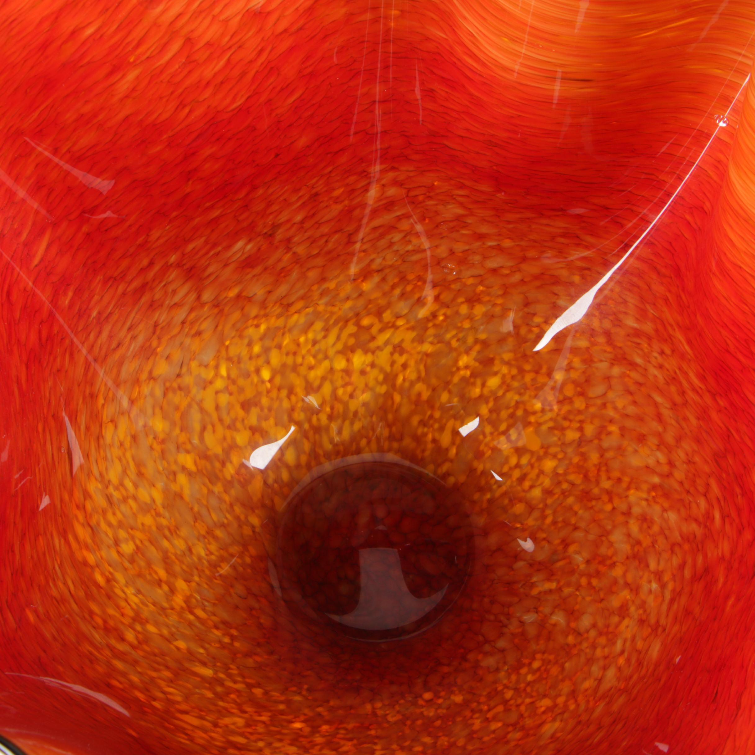 Art Glass Hand Blown Bowl