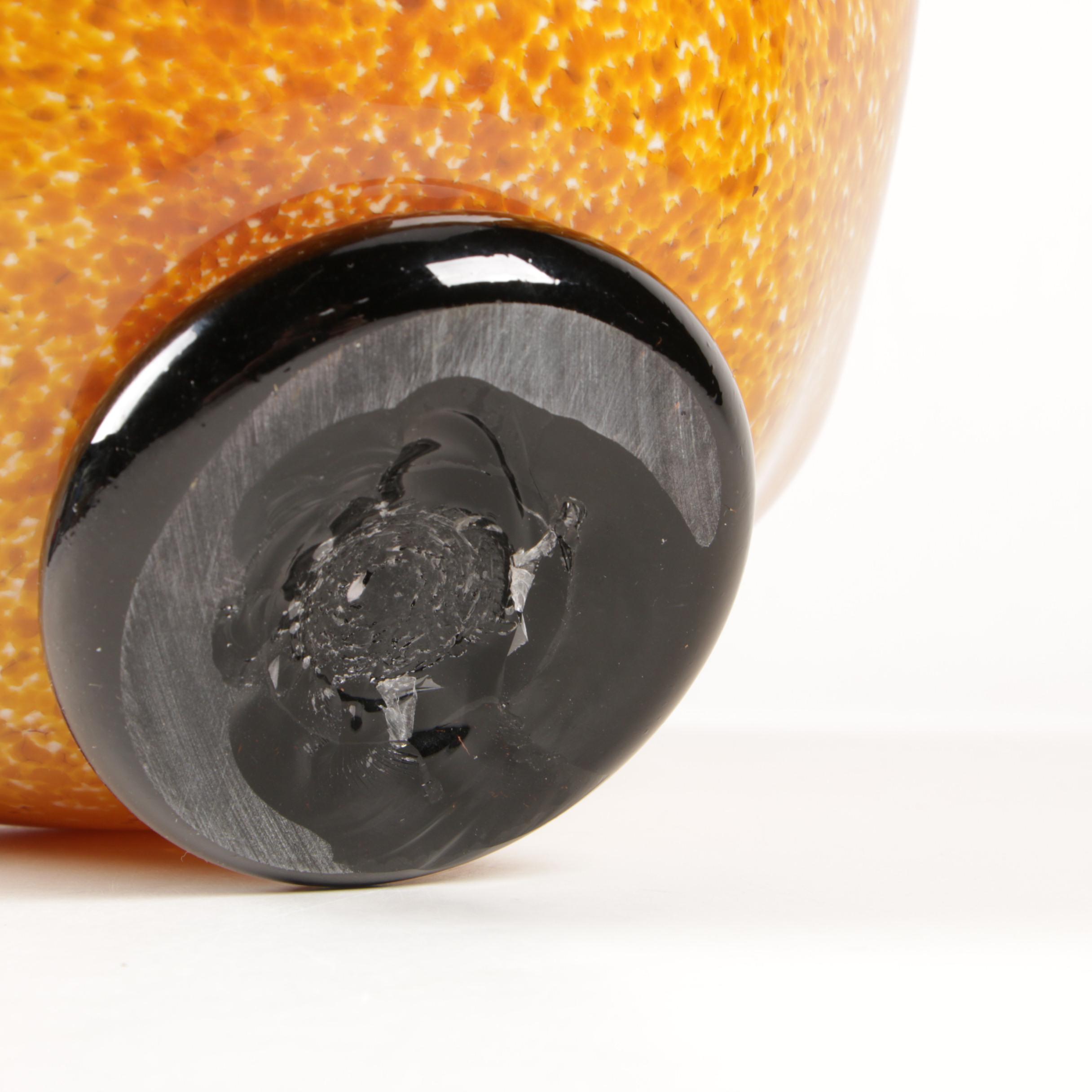 Art Glass Hand Blown Bowl