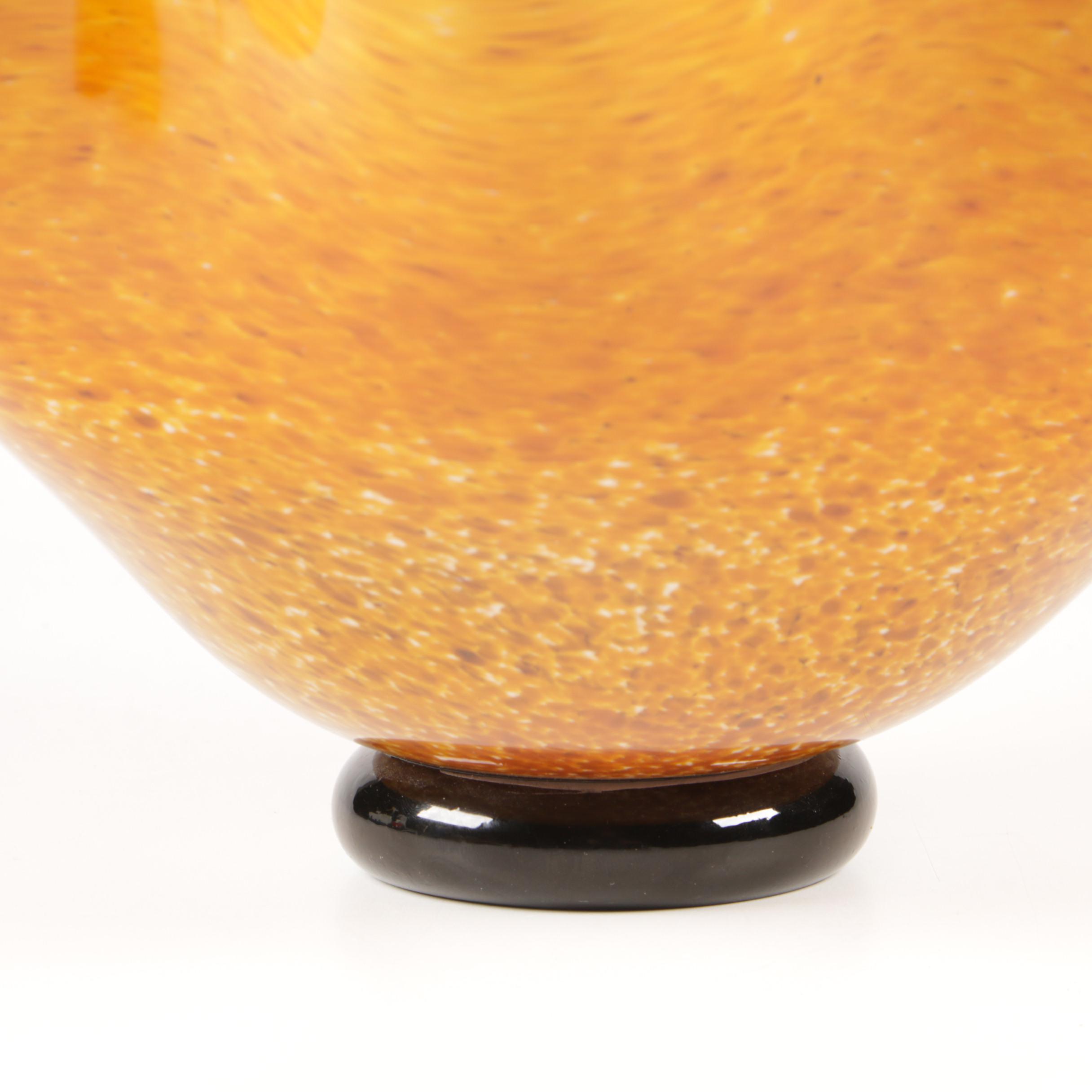 Art Glass Hand Blown Bowl