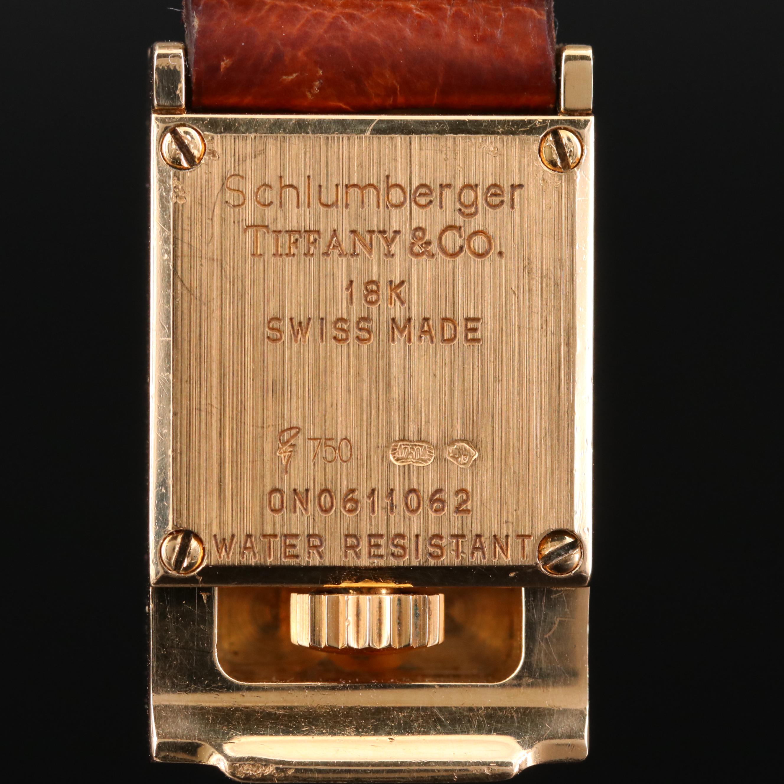 Tiffany & Co. Schlumberger 18K Gold Quartz Watch