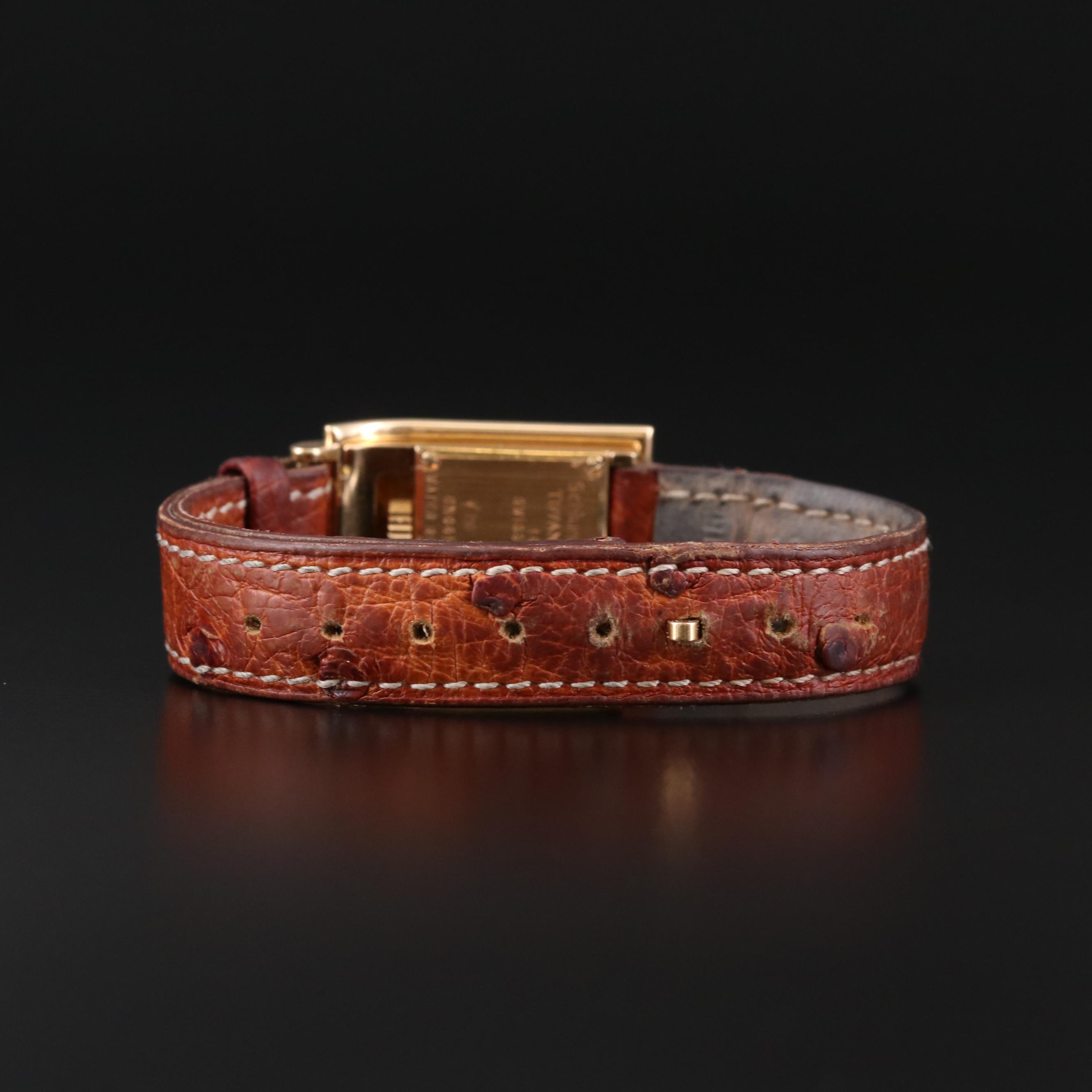 Tiffany & Co. Schlumberger 18K Gold Quartz Watch