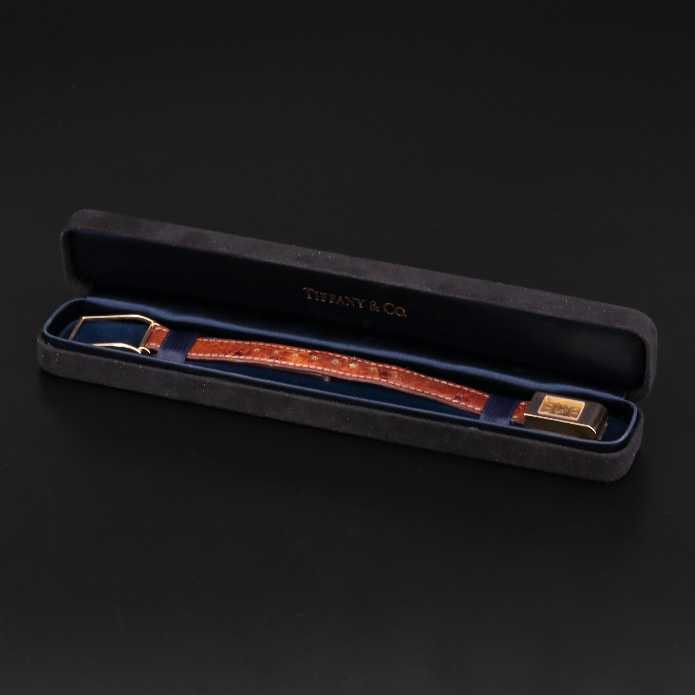 Tiffany & Co. Schlumberger 18K Gold Quartz Watch