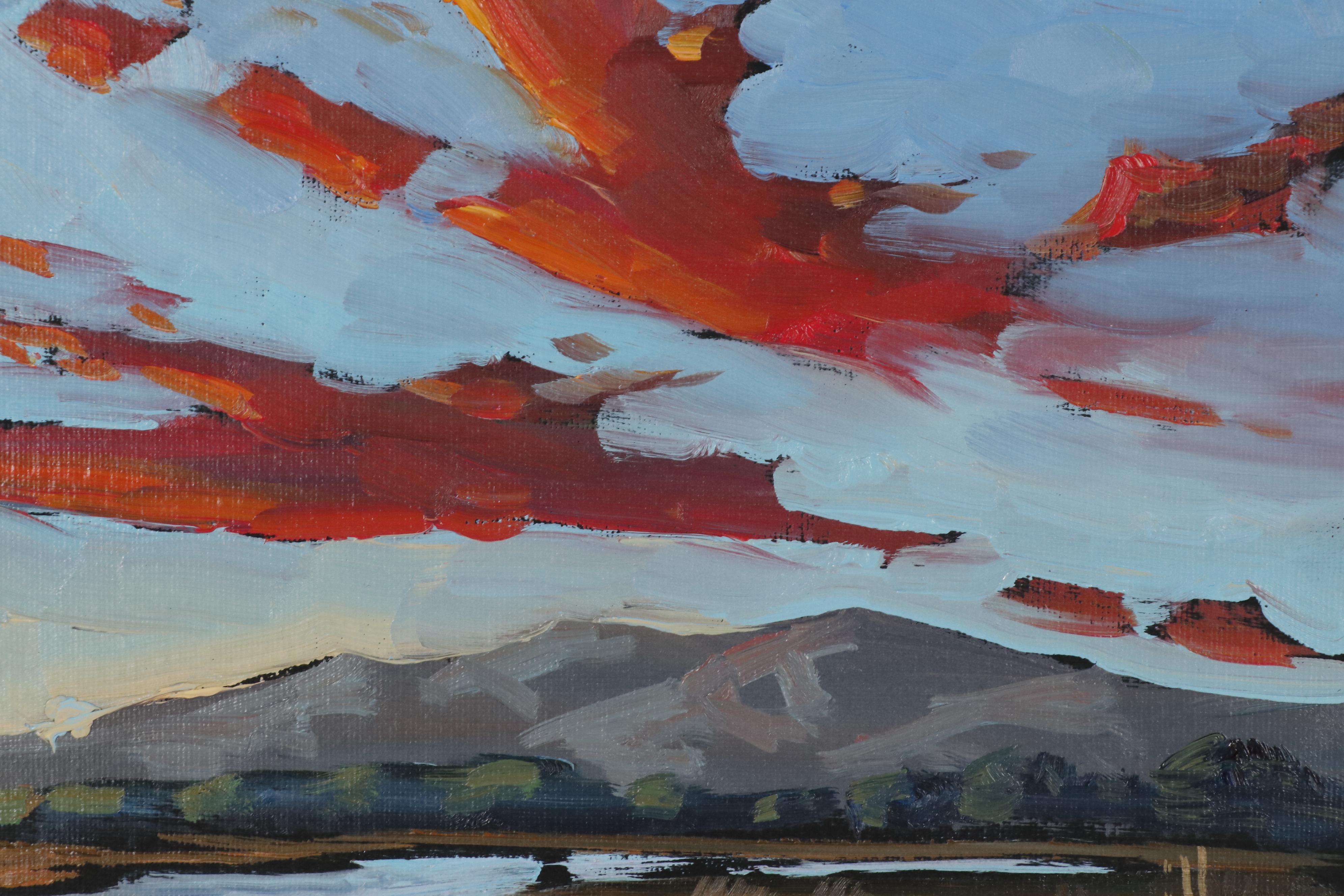 William Hawkins American Landscape Oil Painting