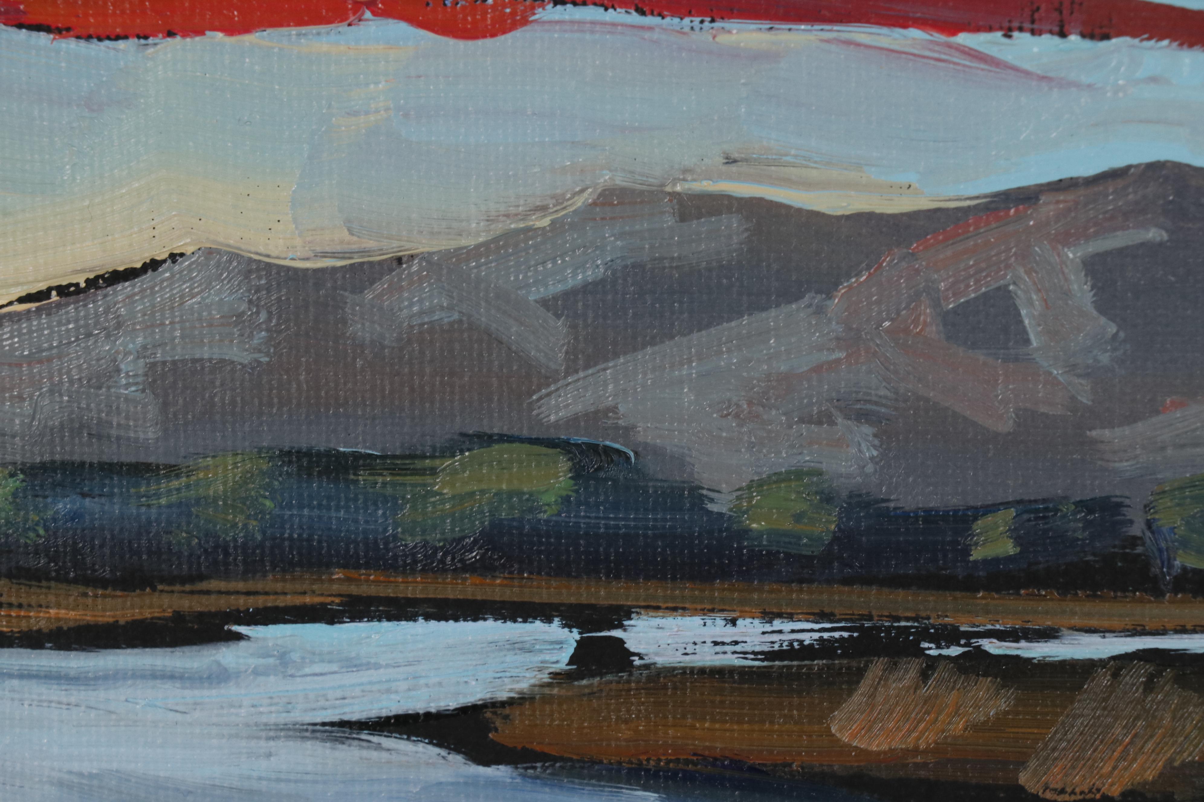 William Hawkins American Landscape Oil Painting