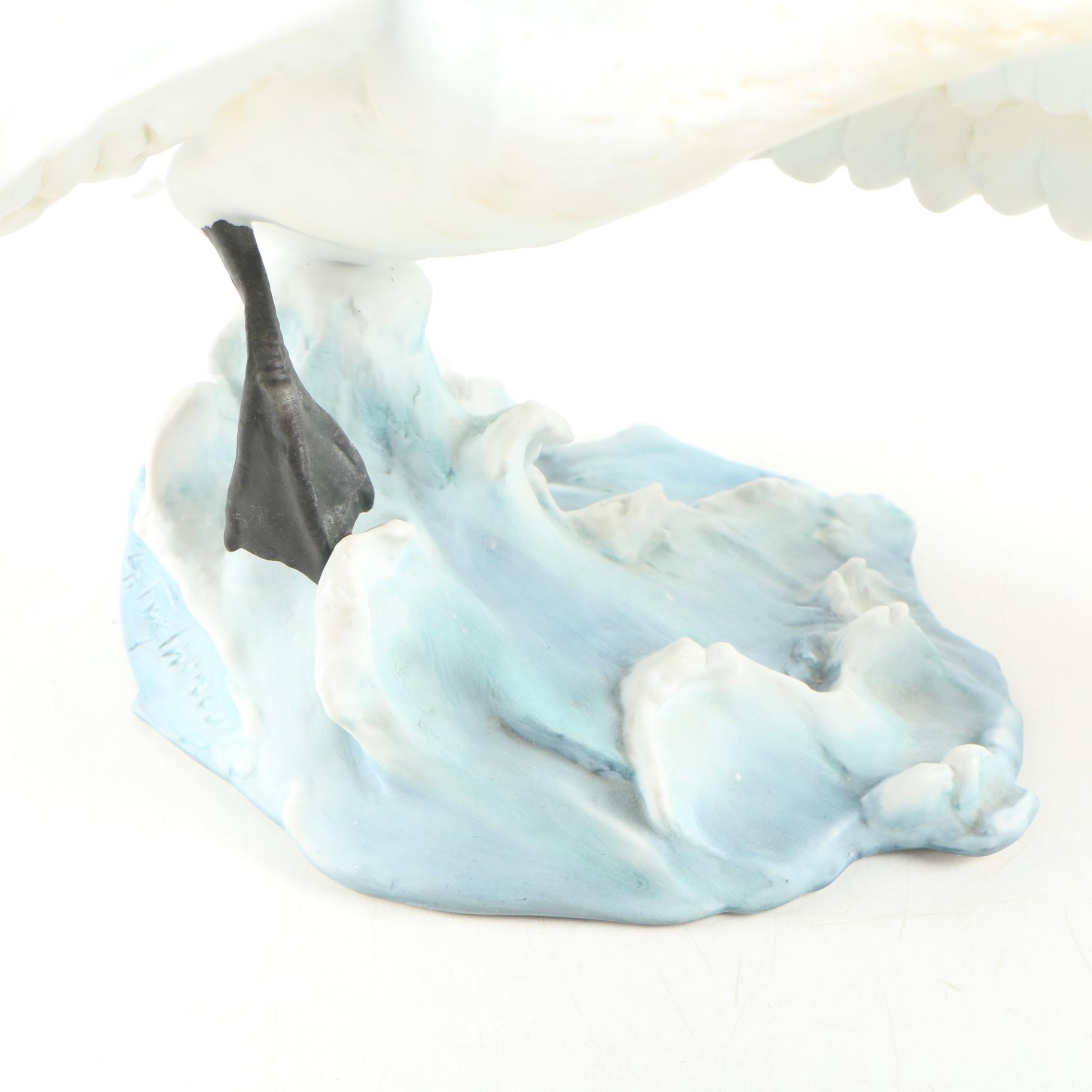 Kaiser of West Germany Porcelain "Mute Swan" Sculpture
