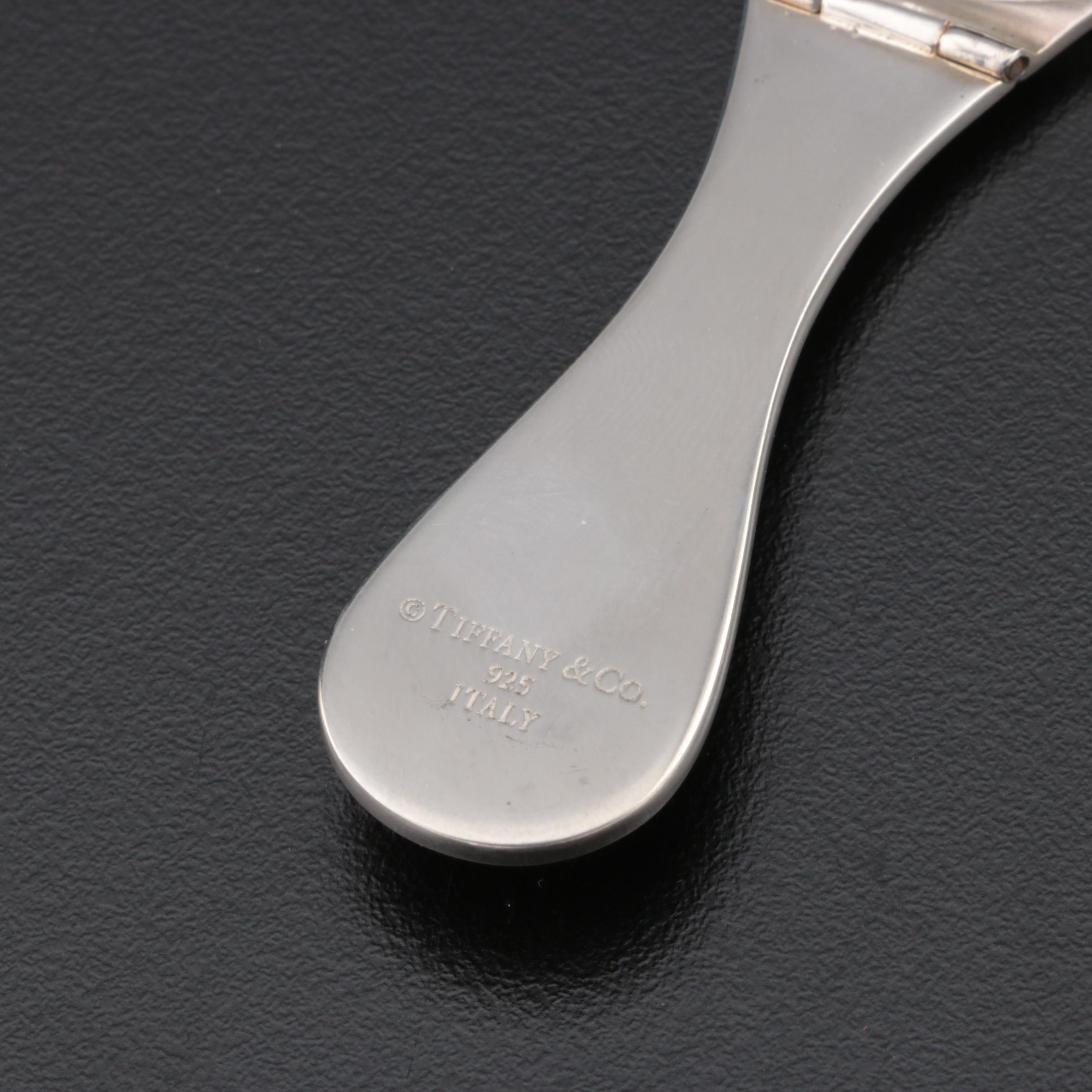 Tiffany & Co. Sterling Silver Compact Folding Mirror