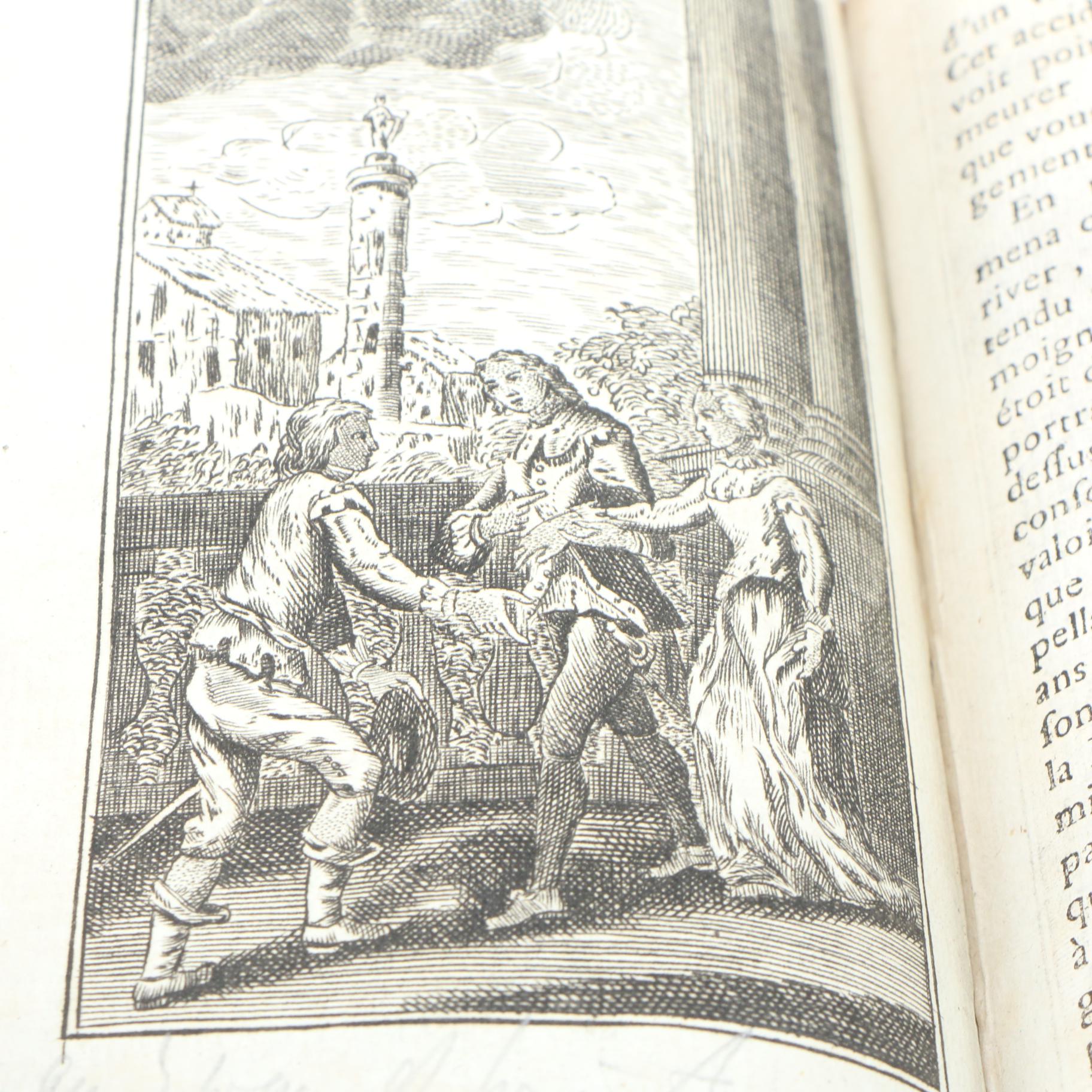 1787 "Histoire de Gil Blas de Santillane" by Alain René Le Sage, Two Volumes