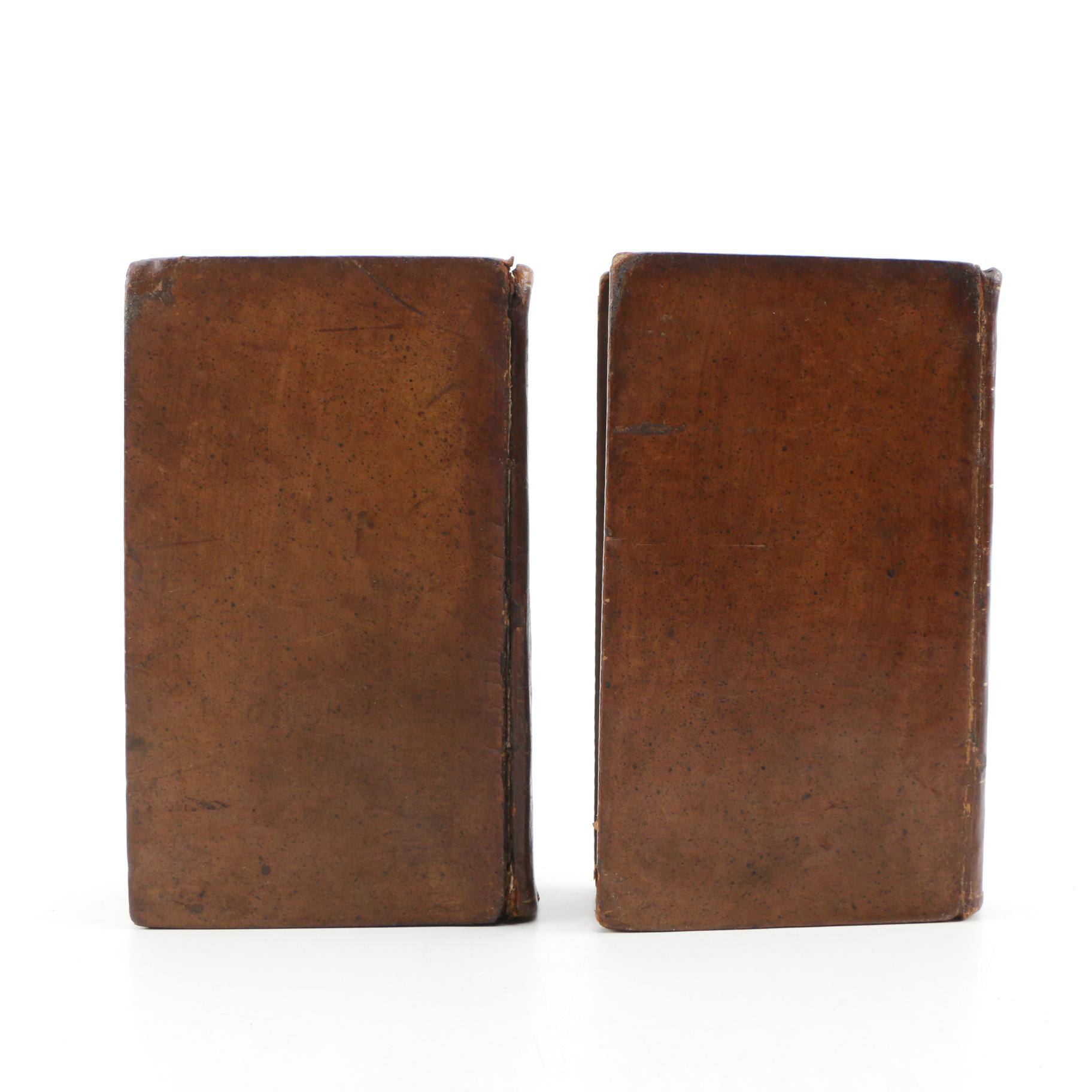 1787 "Histoire de Gil Blas de Santillane" by Alain René Le Sage, Two Volumes